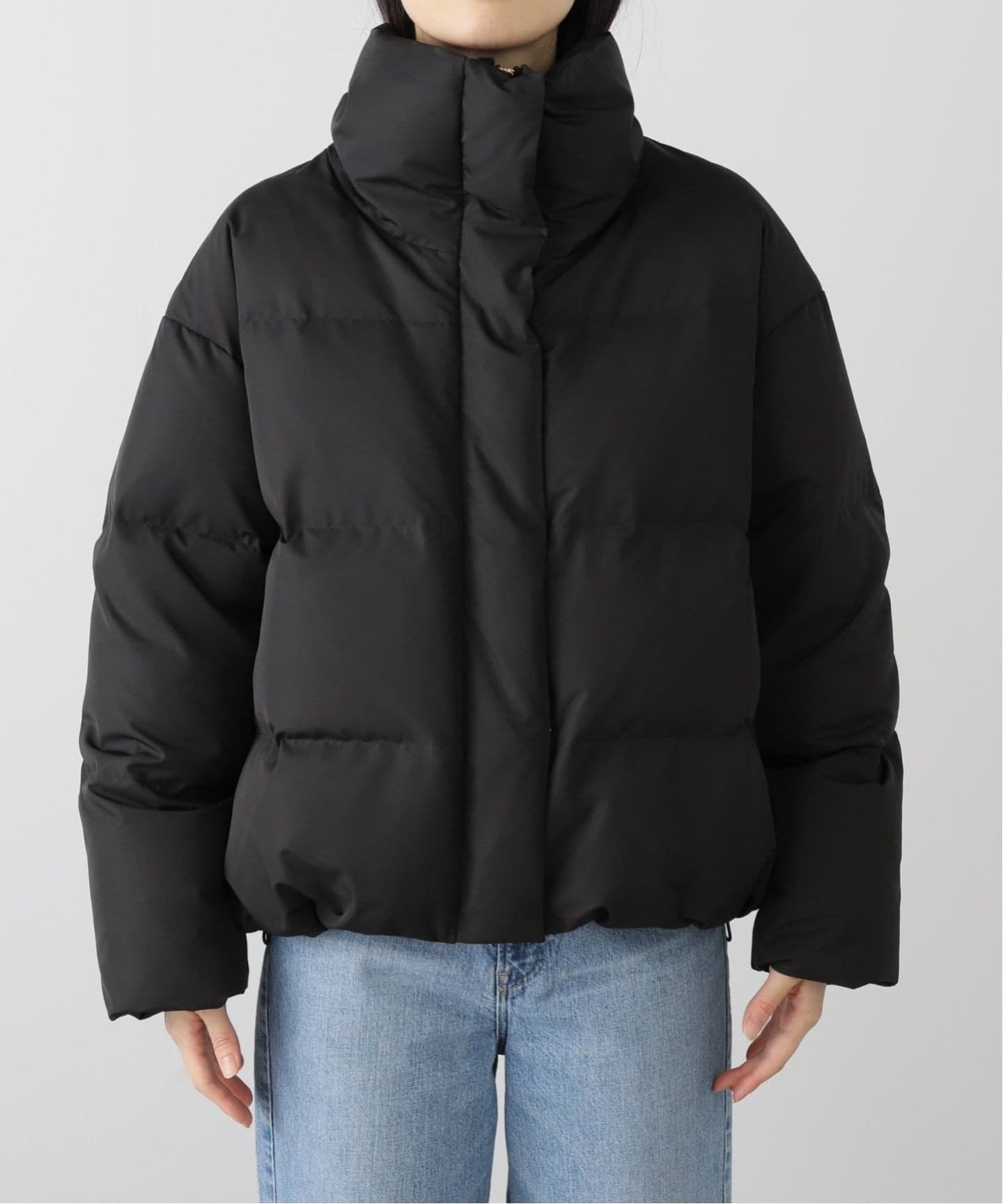 美品★deuxieme classe/short ブルゾン(BLACK) 追加 Short ダウン ジャケット（ダウンジャケット）｜Deuxieme Classe