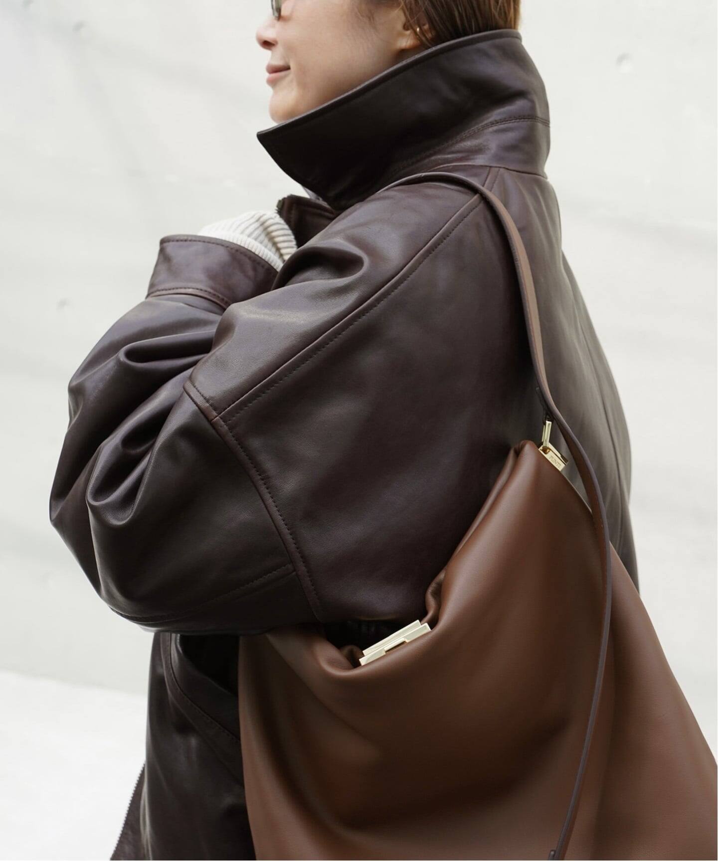 PETAR PETROV/ペーター ペトロフ】RELAXED FIT LEATHER JACKET（レザー 