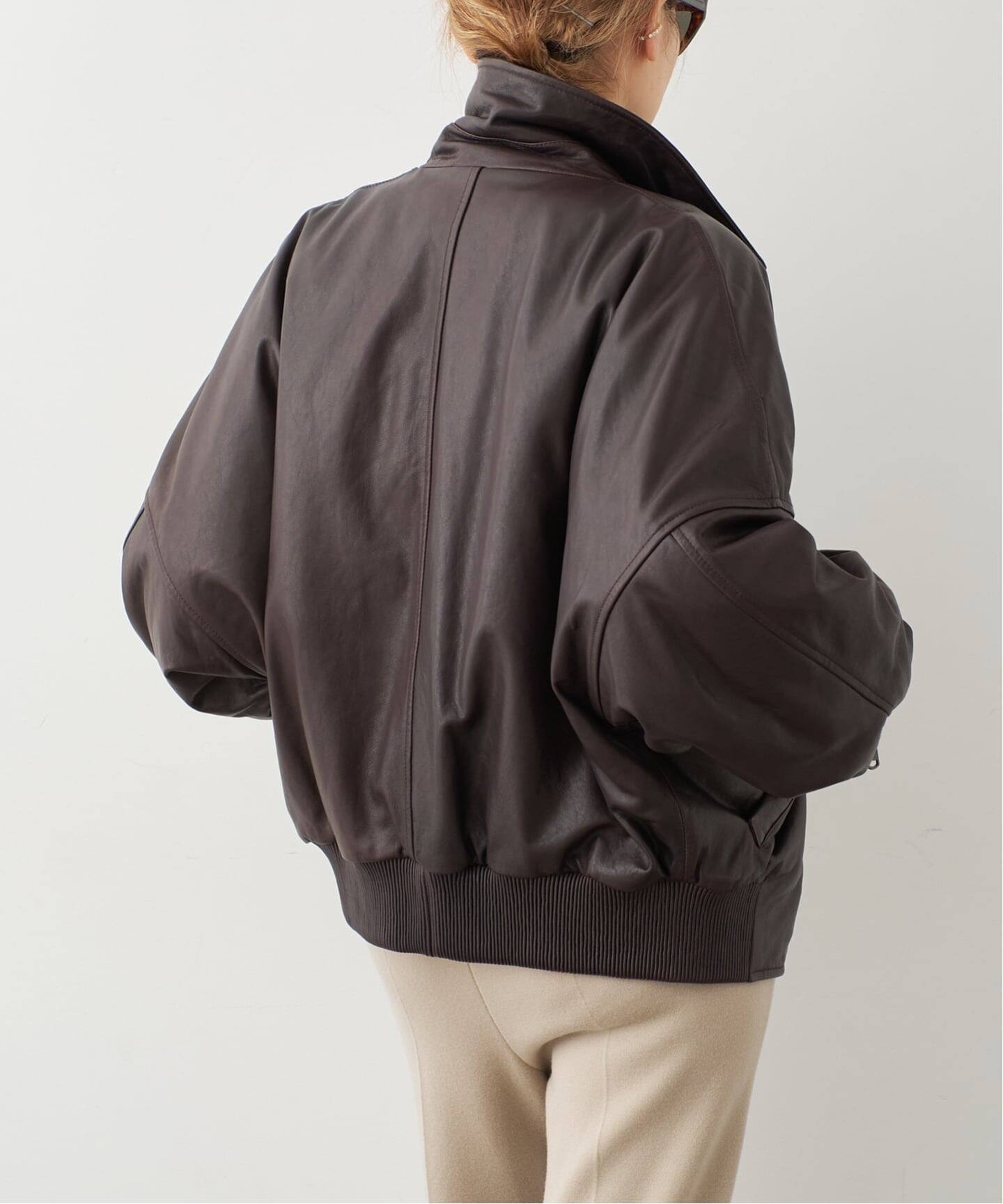 PETAR PETROV/ペーター ペトロフ】RELAXED FIT LEATHER JACKET（レザー 