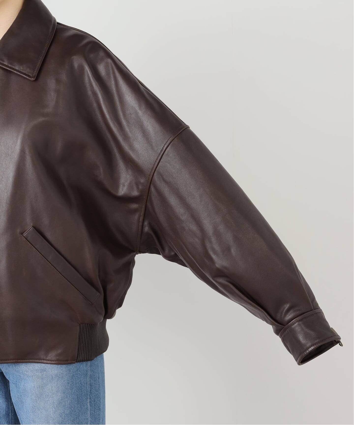 PETAR PETROV/ペーター ペトロフ】RELAXED FIT LEATHER JACKET