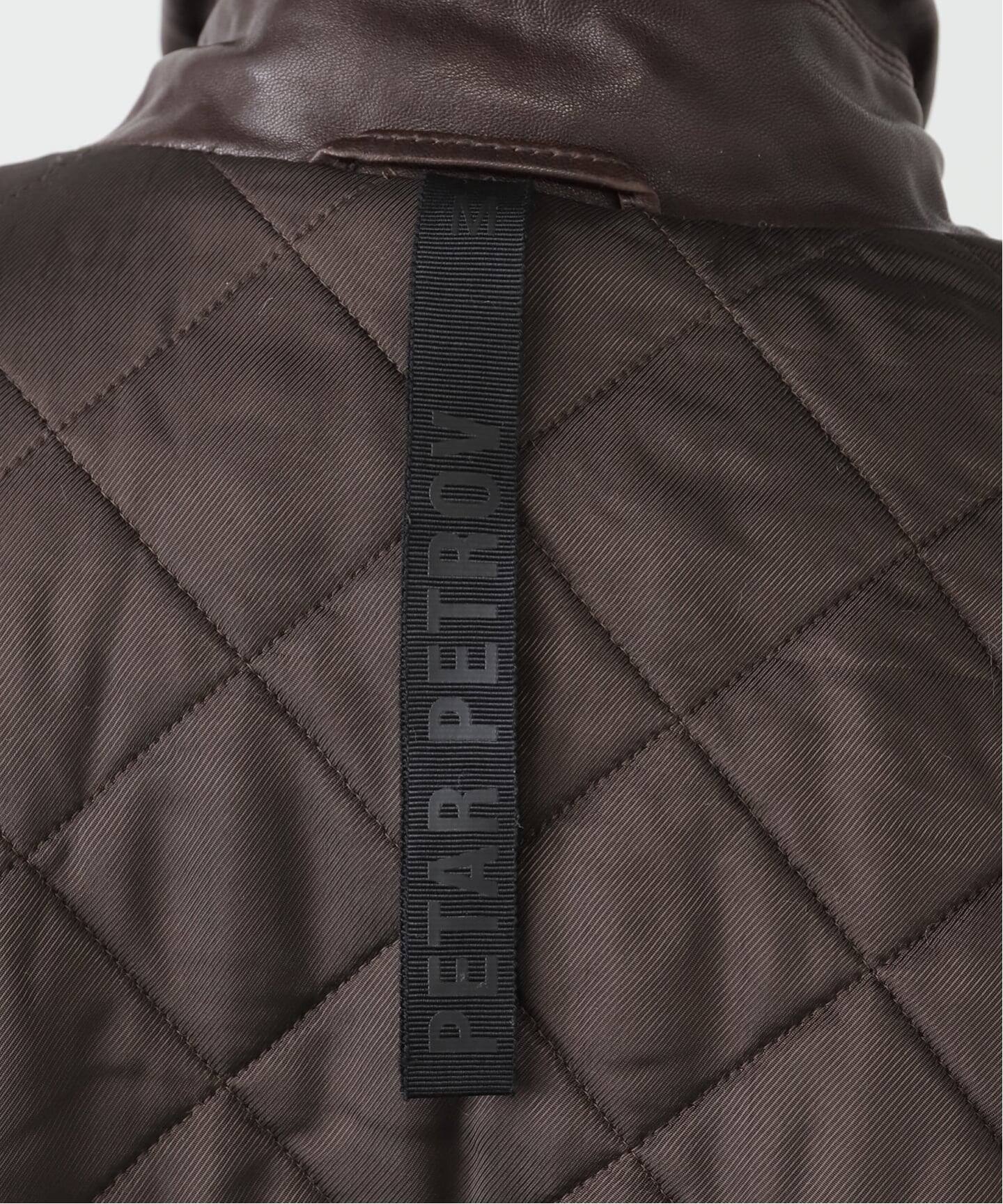 ペトロフの革ジャン PETAR PETROV/ペーター ペトロフ】RELAXED FIT LEATHER JACKET