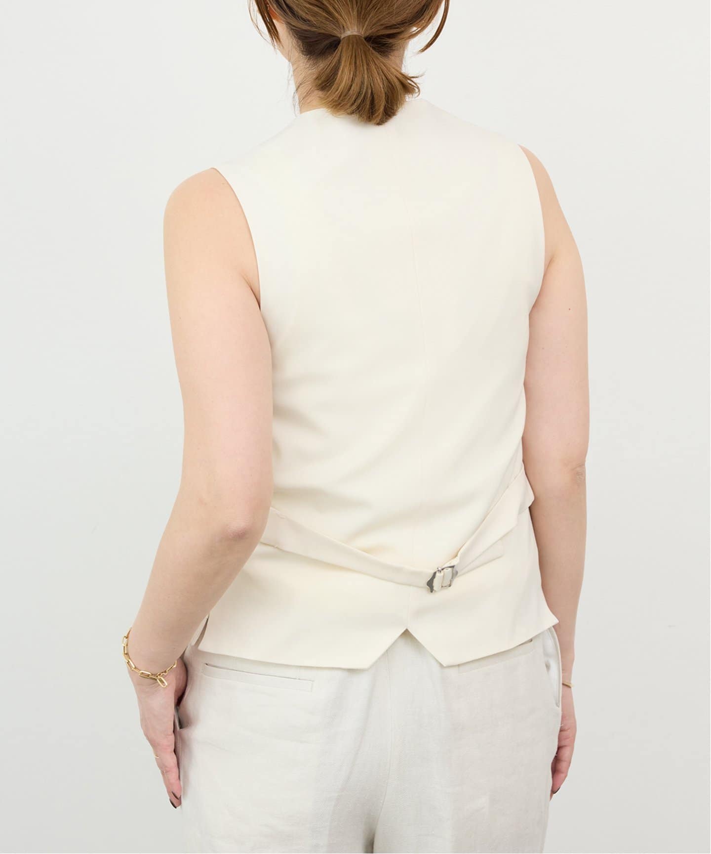 MADISONBLUE / マディソンブルー】 SLIM VEST PEARL（ジレ