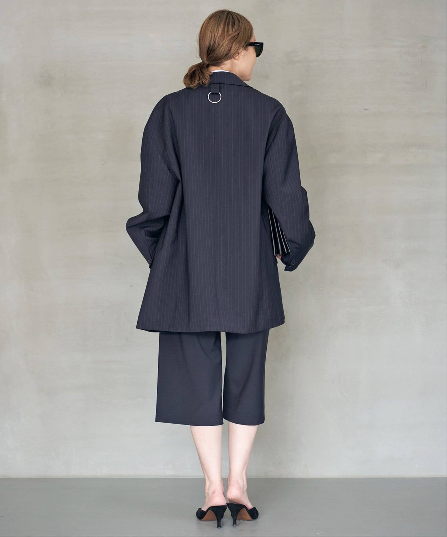 ドゥズィーエムクラス　ジャケットネイビー TIBI/ティビ】LIAM BLAZER（テーラードジャケット）｜Deuxieme