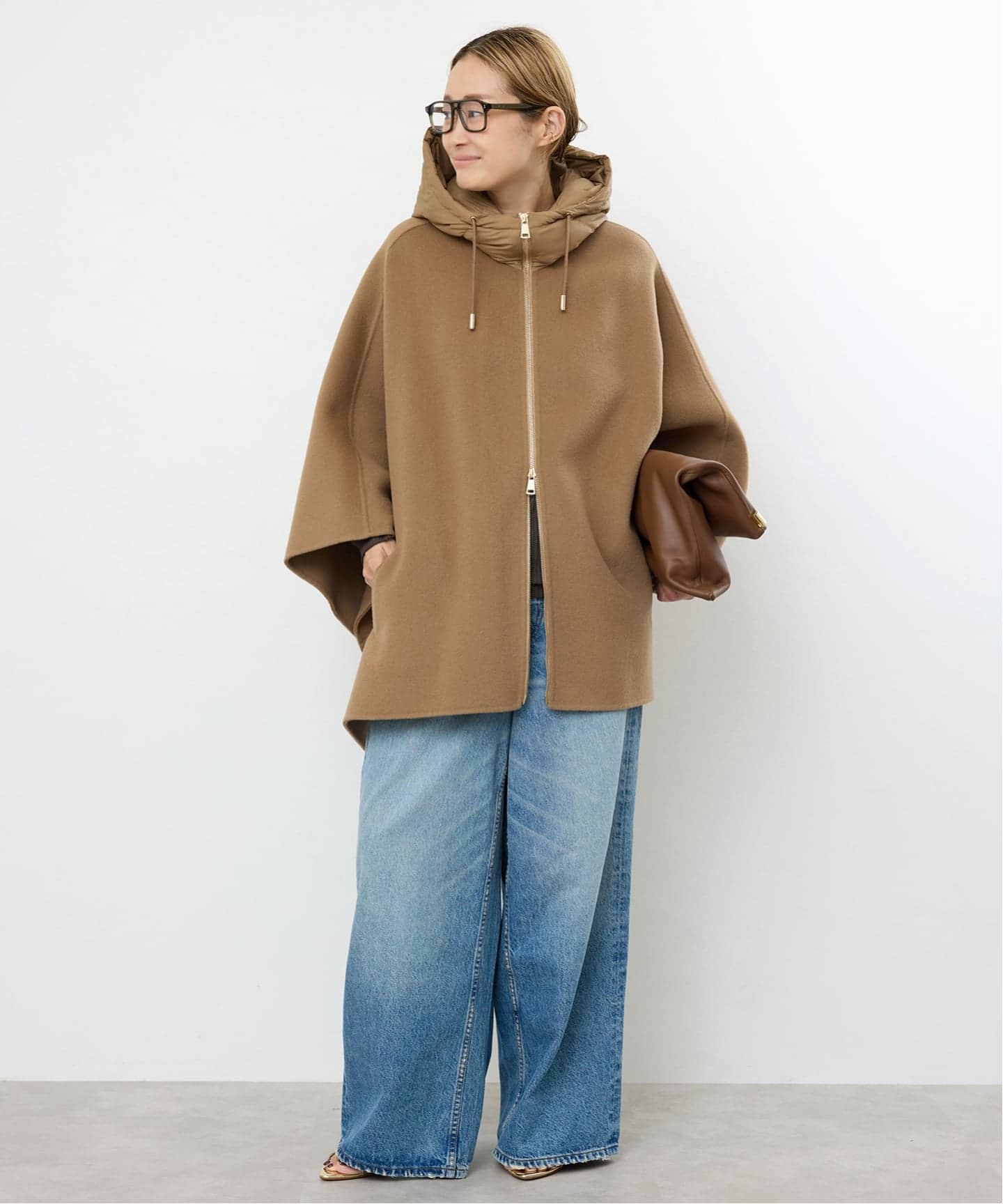 Deuxieme Classe Chameau manteau フードコート Deuxieme Classe Chameau manteau フードコート