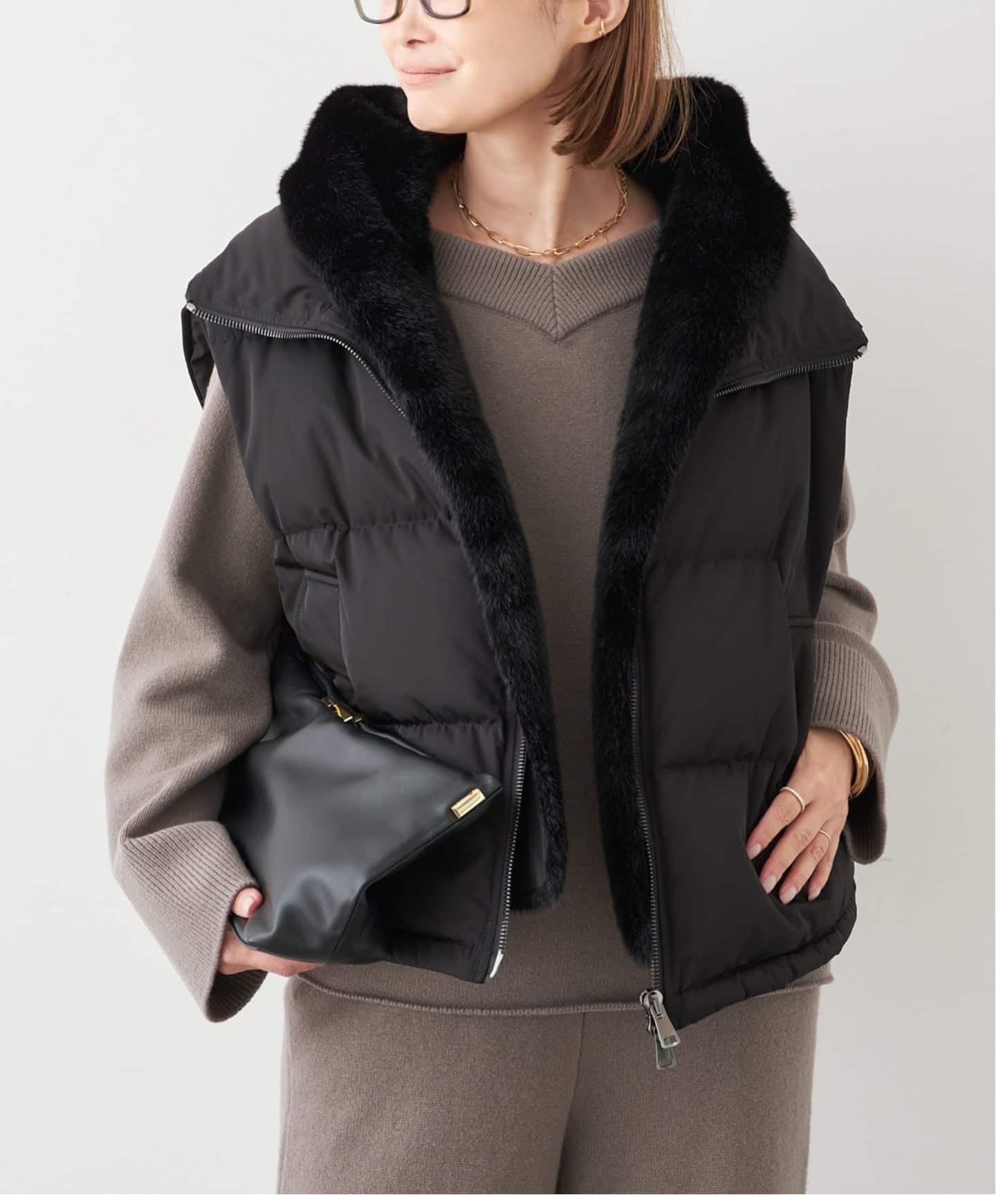 MY WHITE/マイホワイト】VEST（ダウン・中綿ベスト）｜Deuxieme Classe