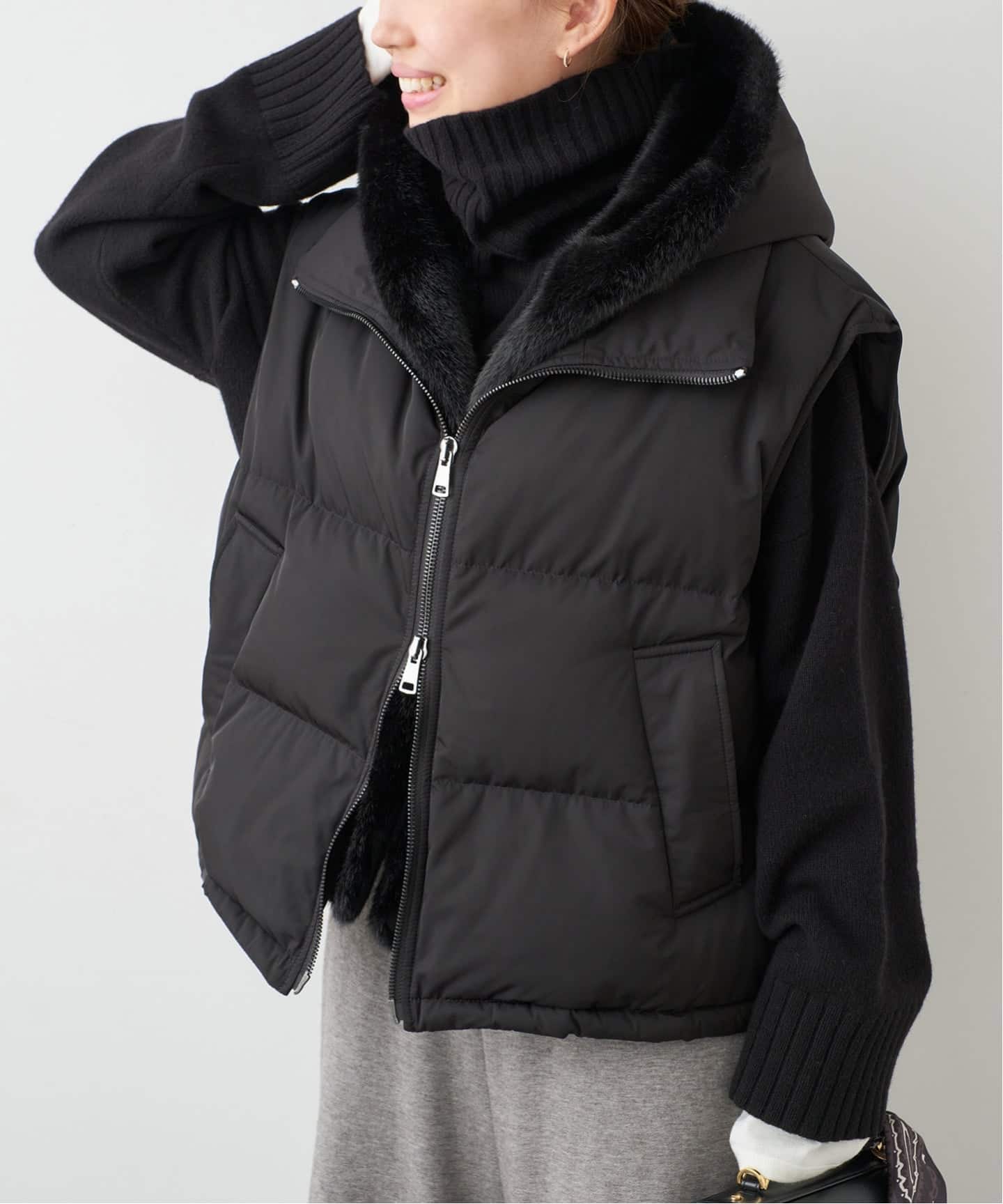 【未使用級】ドゥーズィエムクラス　別注　マイホワイト ダウンベスト Deuxieme Classe（ドゥーズィエムクラス）の「【MY WHITE/マイ