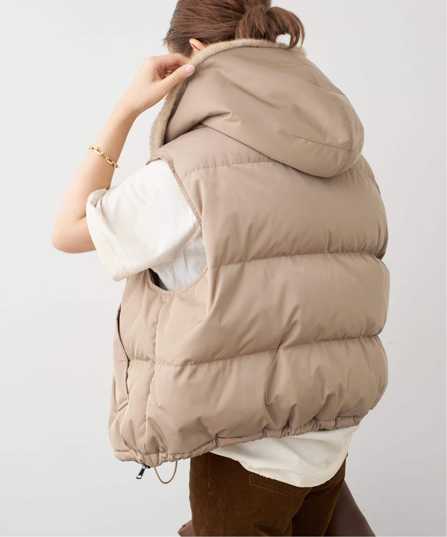 MY WHITE/マイホワイト】VEST（ダウン・中綿ベスト）｜Deuxieme