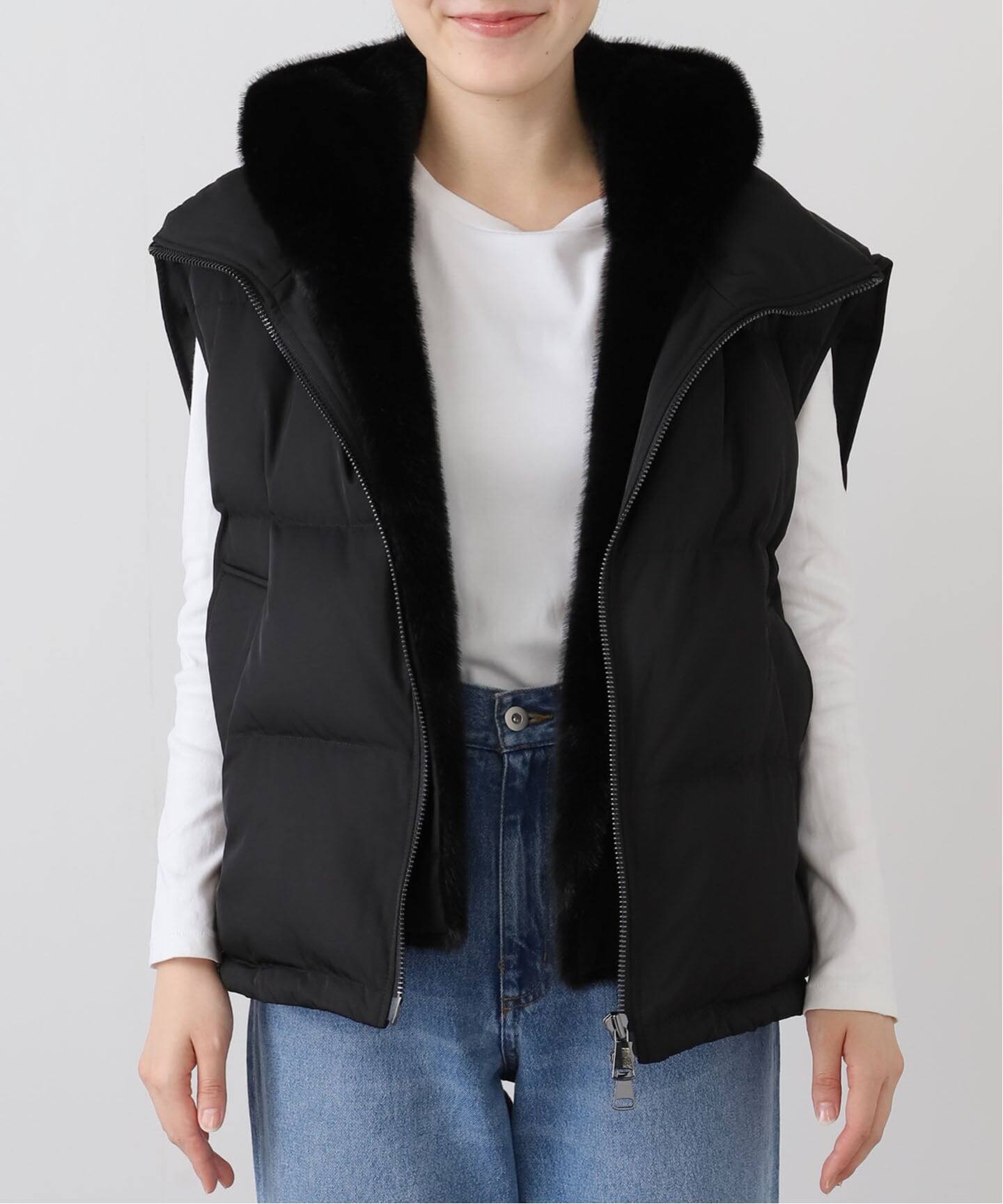 MY WHITE/マイホワイト】VEST（ダウン・中綿ベスト）｜Deuxieme