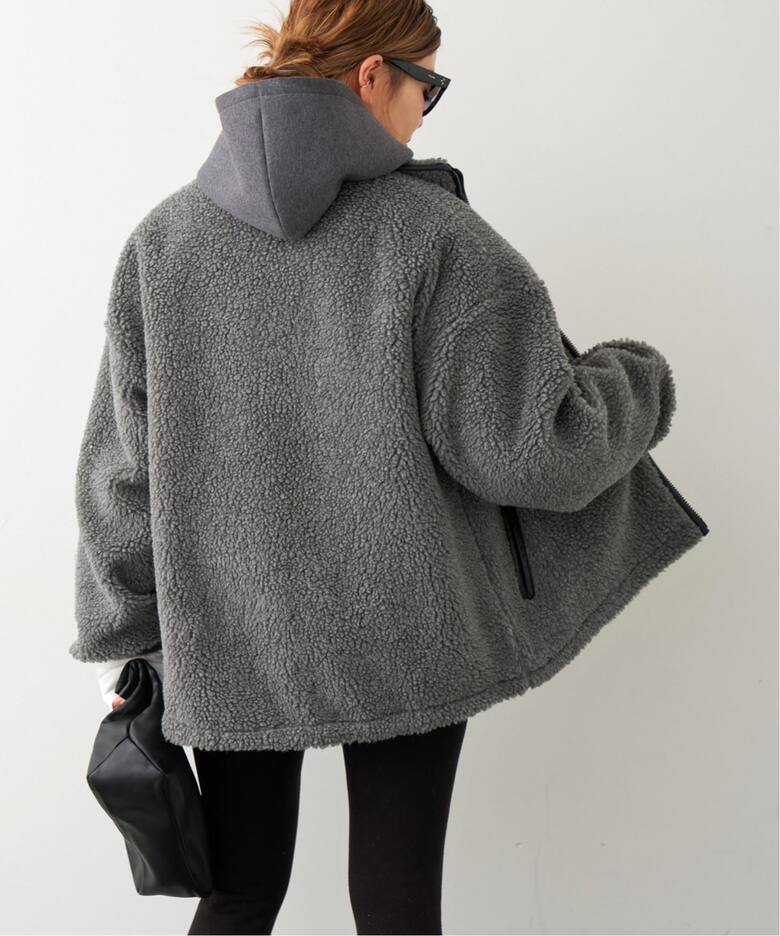 CALUX BOA ZIP ジャケット（ボア・フリース）｜Deuxieme Classe  