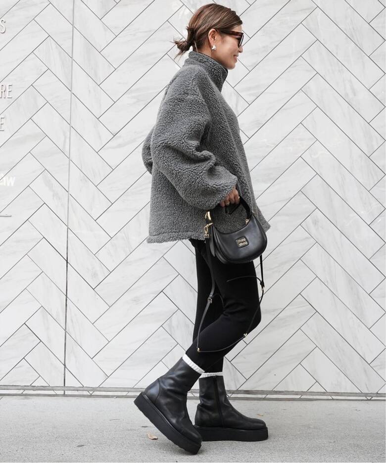 CALUX BOA ZIP ジャケット（ボア・フリース）｜Deuxieme Classe  