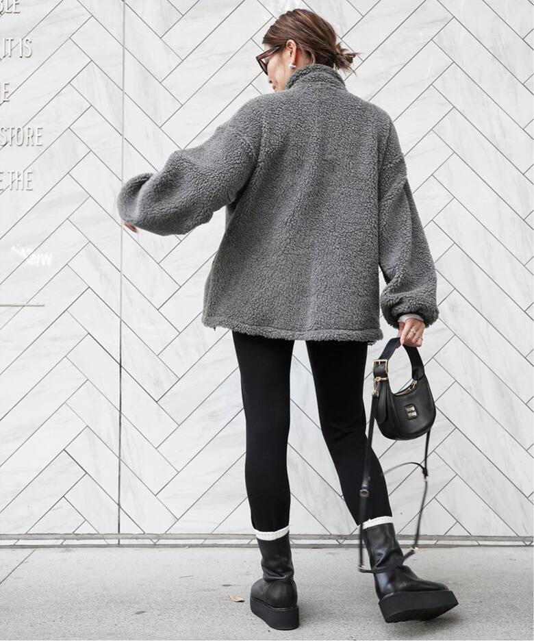 CALUX BOA ZIP ジャケット（ボア・フリース）｜Deuxieme Classe  