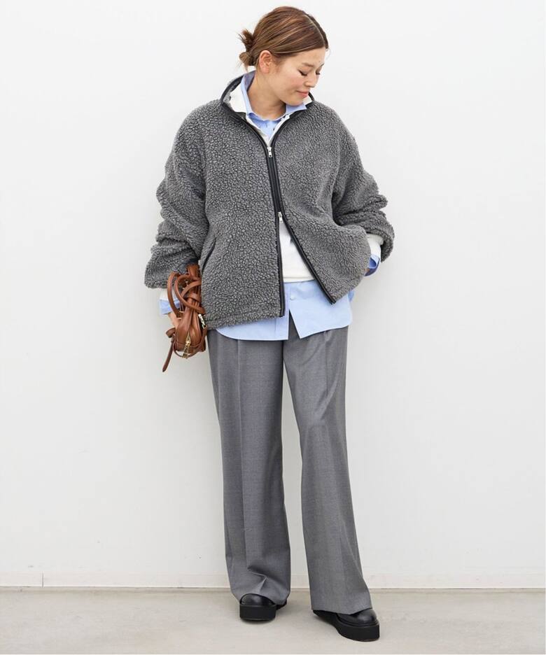 CALUX BOA ZIP ジャケット（ボア・フリース）｜Deuxieme Classe  