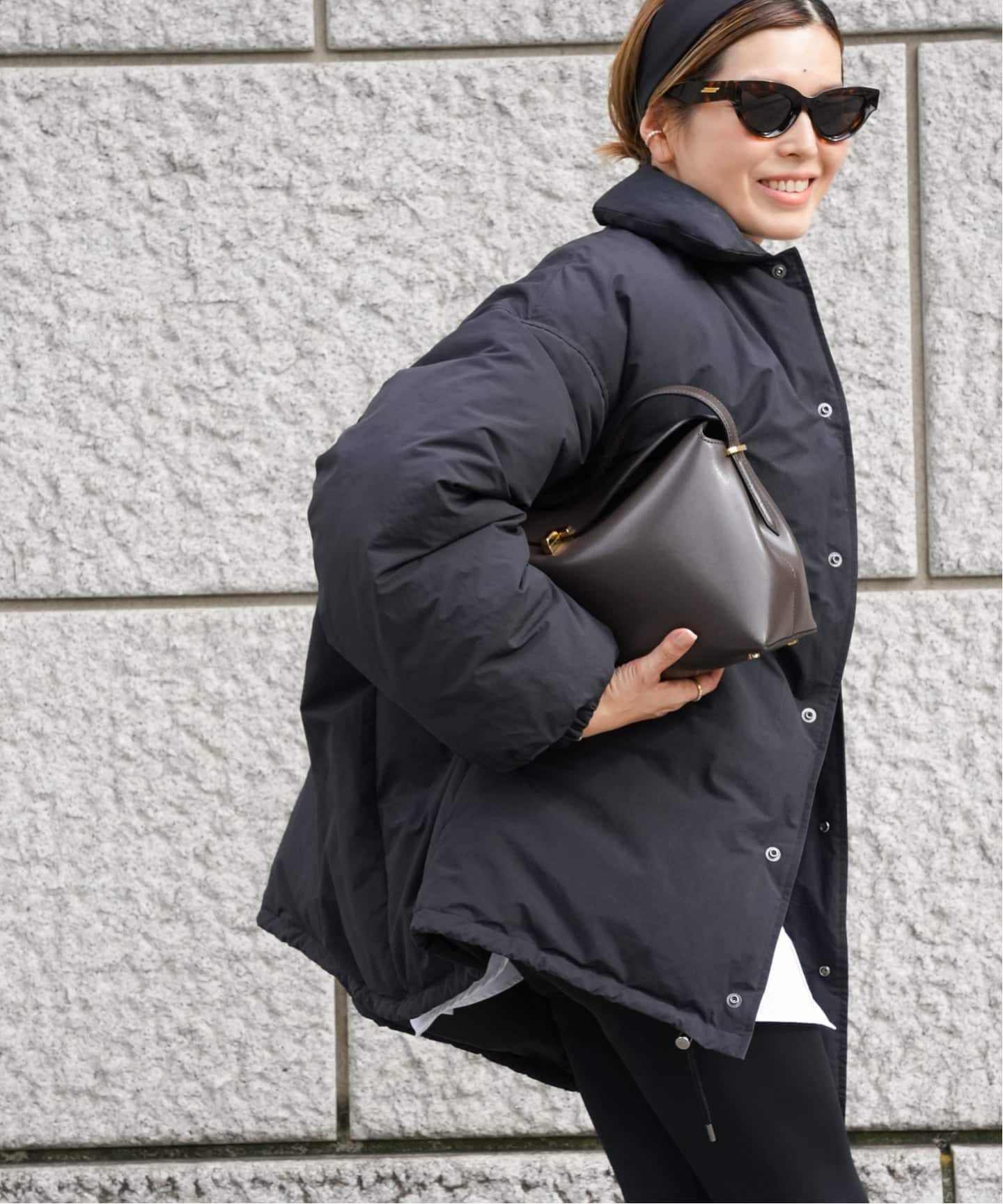 予約》【CALUX/キャラクス】PUFFER COACH JACKET（ダウン