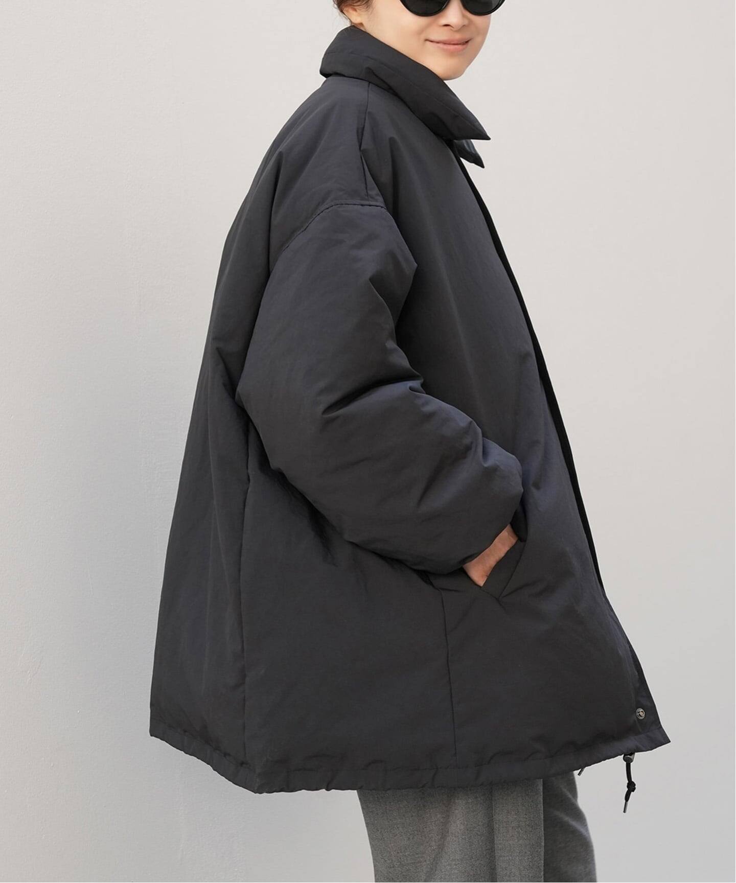 CALUX/キャラクス】PUFFER COACH JACKET（ダウンジャケット 