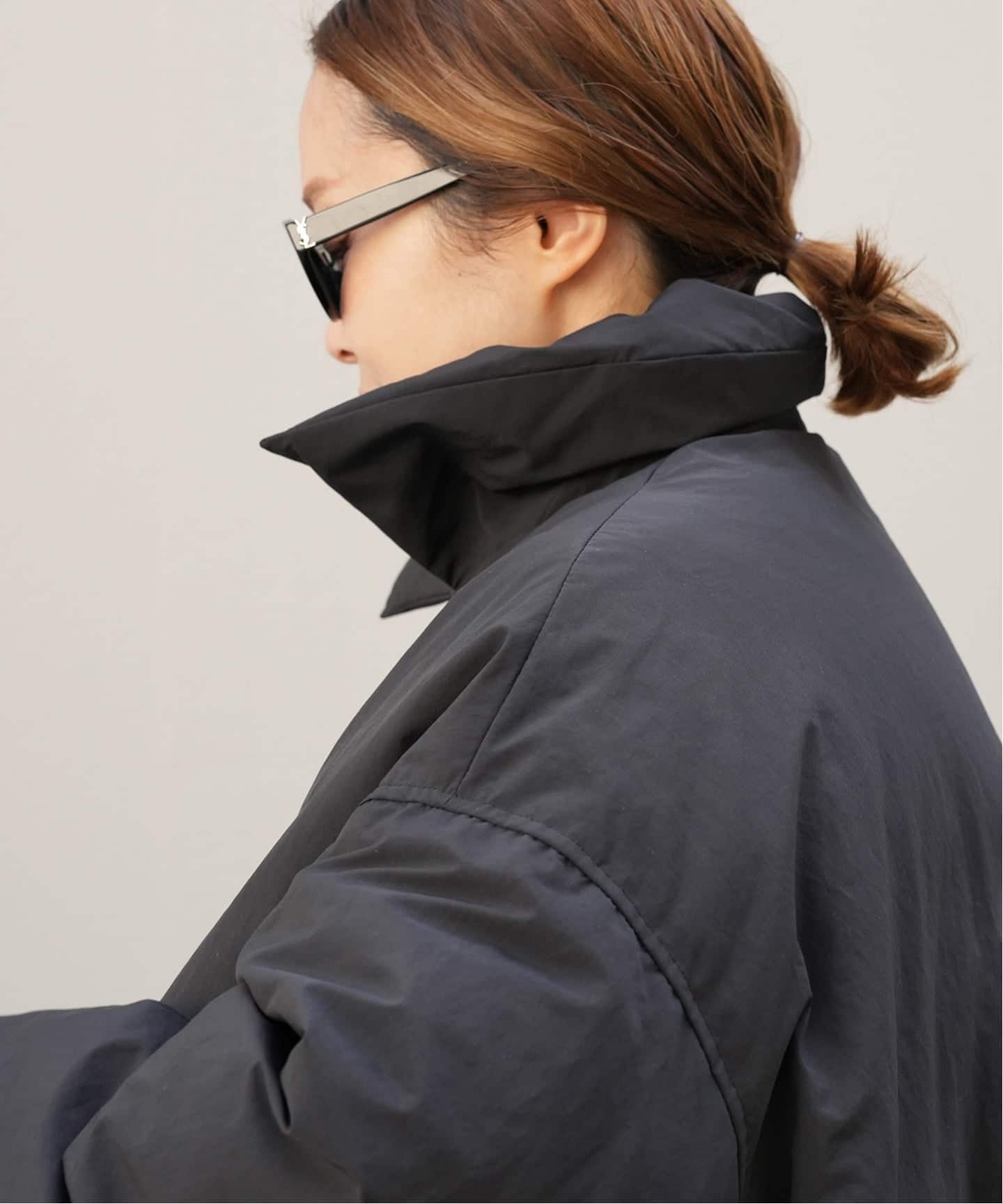 CALUX/キャラクス】PUFFER COACH JACKET（ダウンジャケット