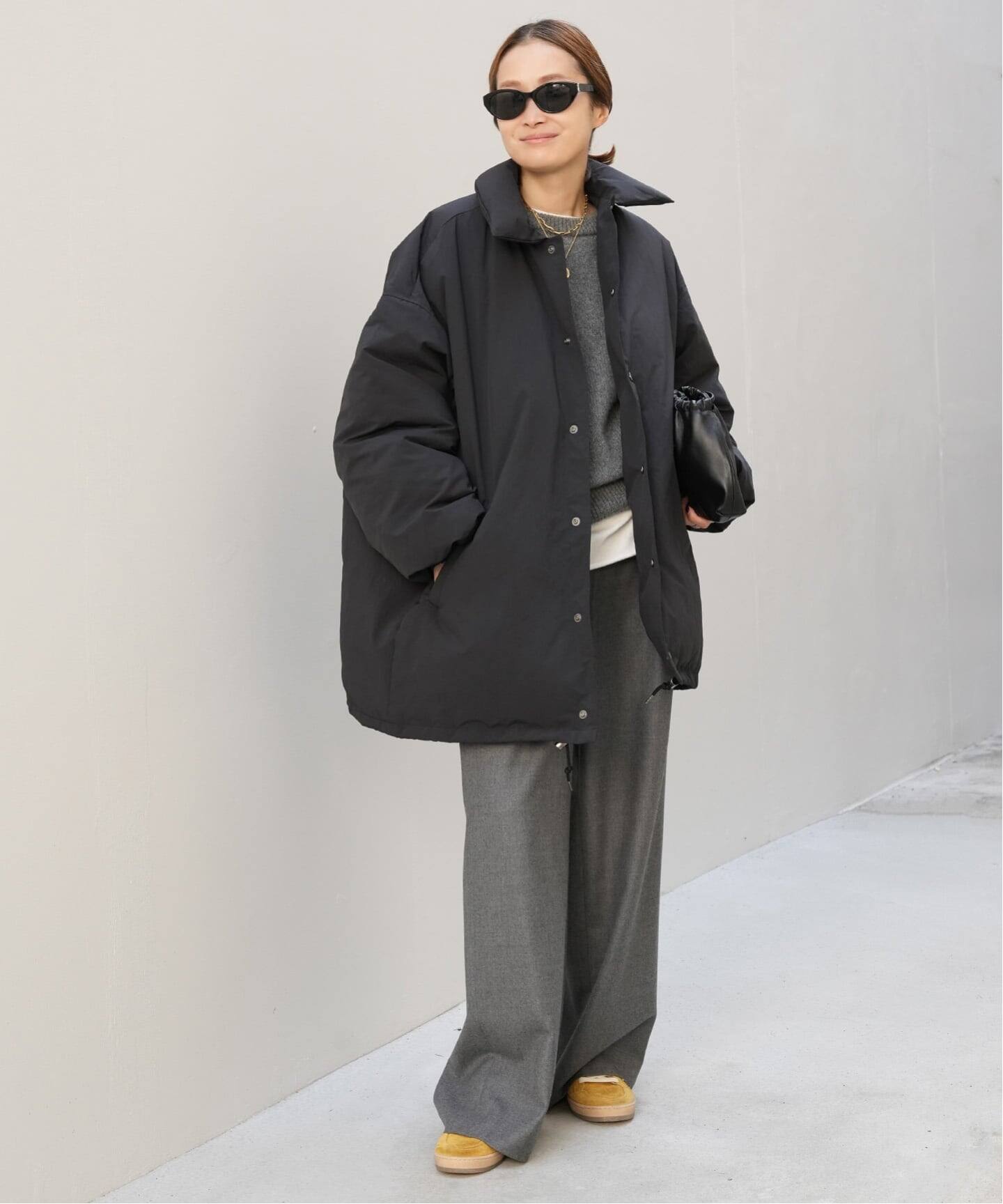 CALUX/キャラクス】PUFFER COACH JACKET（ダウンジャケット 