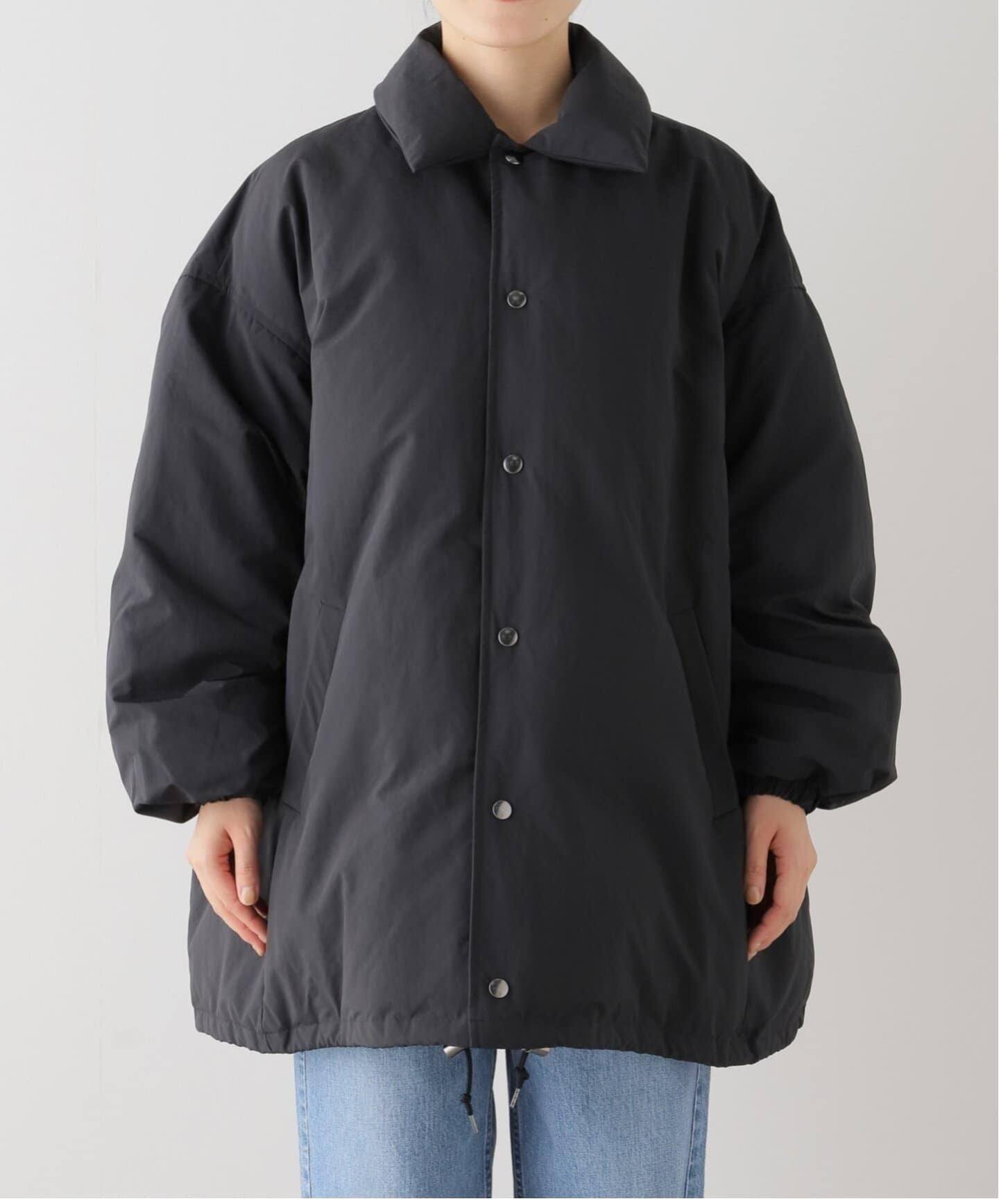CALUX/キャラクス】PUFFER COACH JACKET（ダウンジャケット 