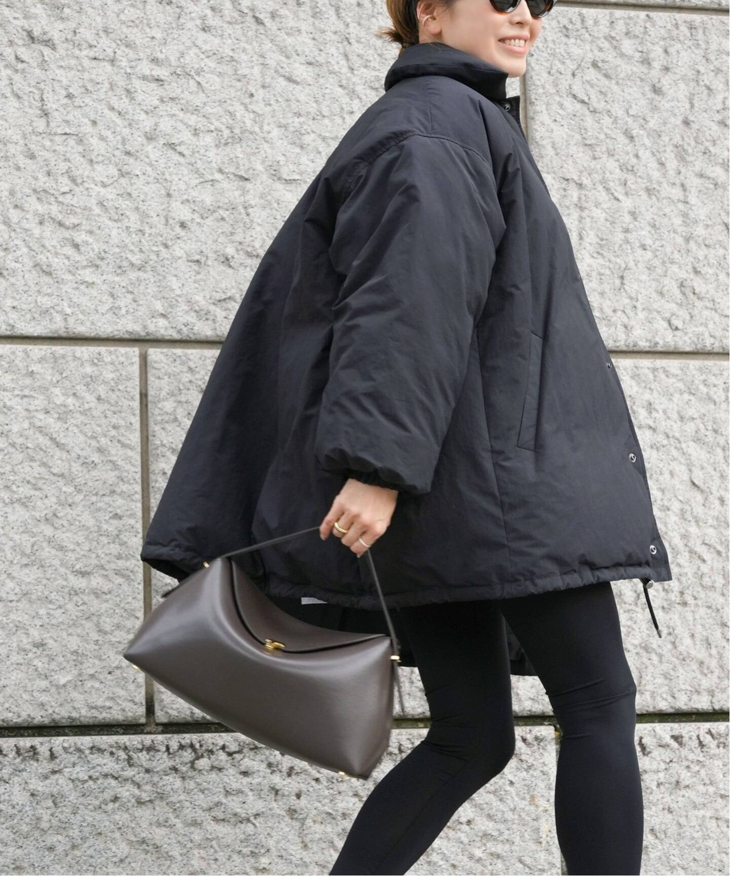CALUX/キャラクス】PUFFER COACH JACKET（ダウンジャケット 