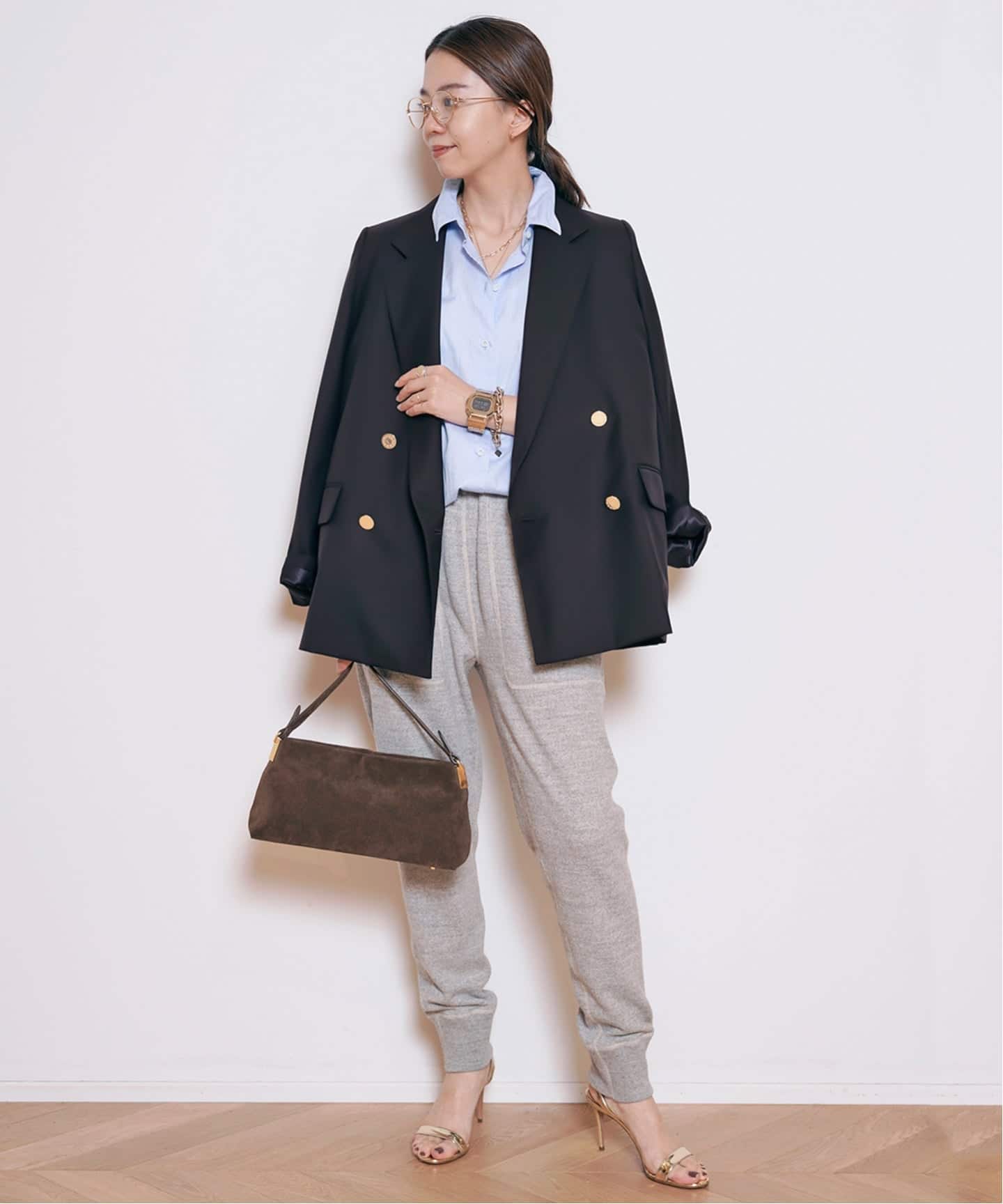 Col Pierrot/コルピエロ】WOOL SURGE GOLD BUTTON ジャケット