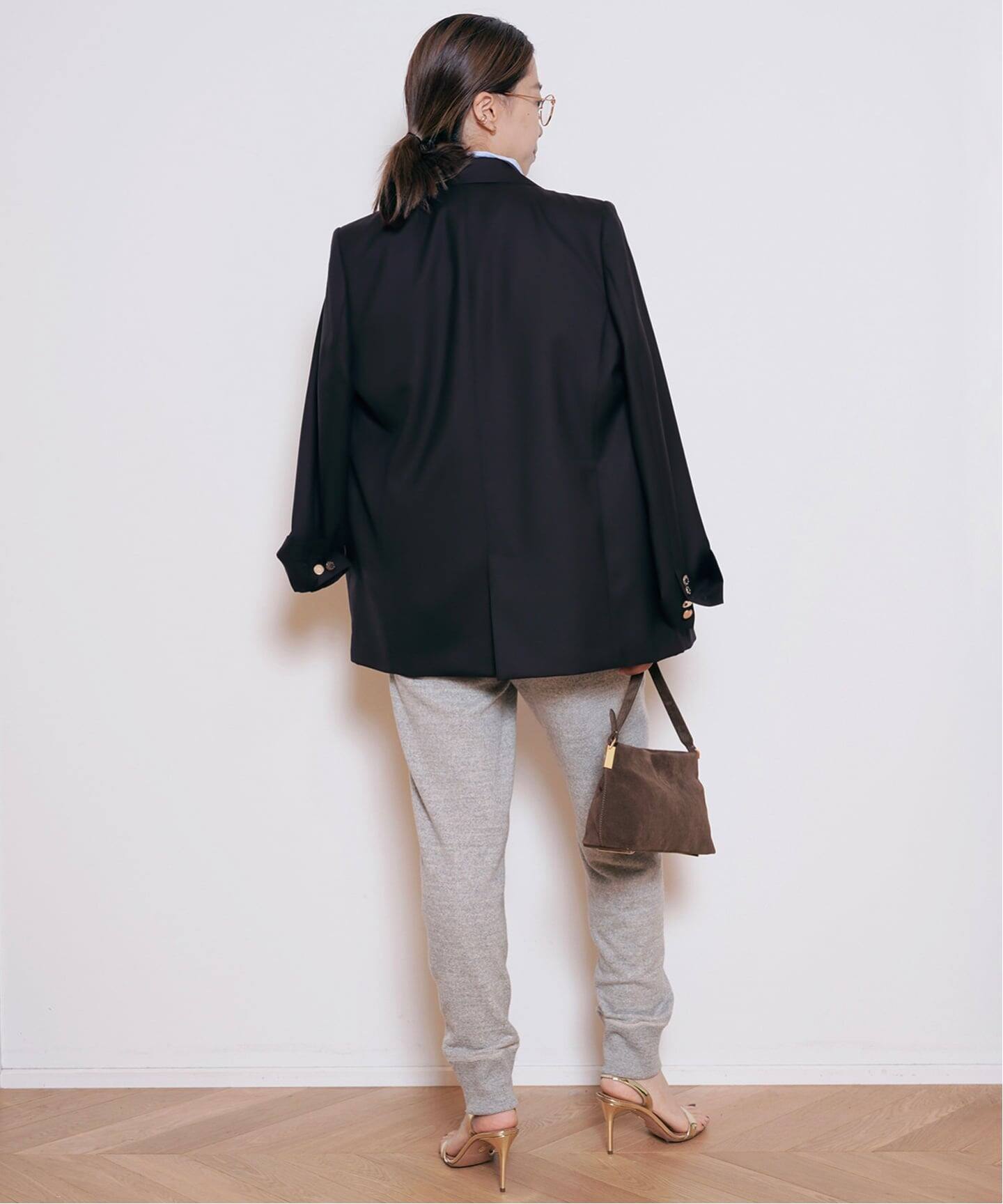 美品 ドゥーズィエムクラス Col Pierrot ジャケット ウール グレーB Col Pierrot(コルピエロ) muse de deuxieme classe取り扱い WOOL