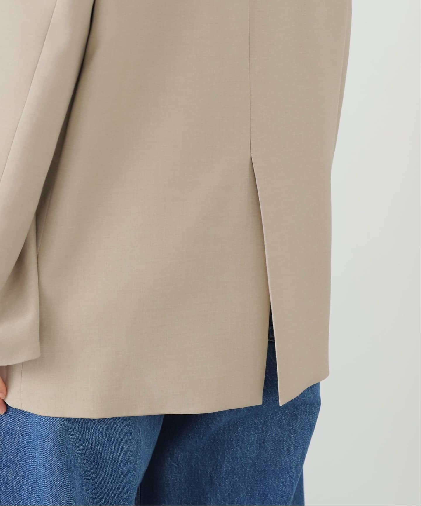 美品 ドゥーズィエムクラス Col Pierrot ジャケット ウール グレーB Col Pierrot(コルピエロ) muse de deuxieme classe取り扱い WOOL