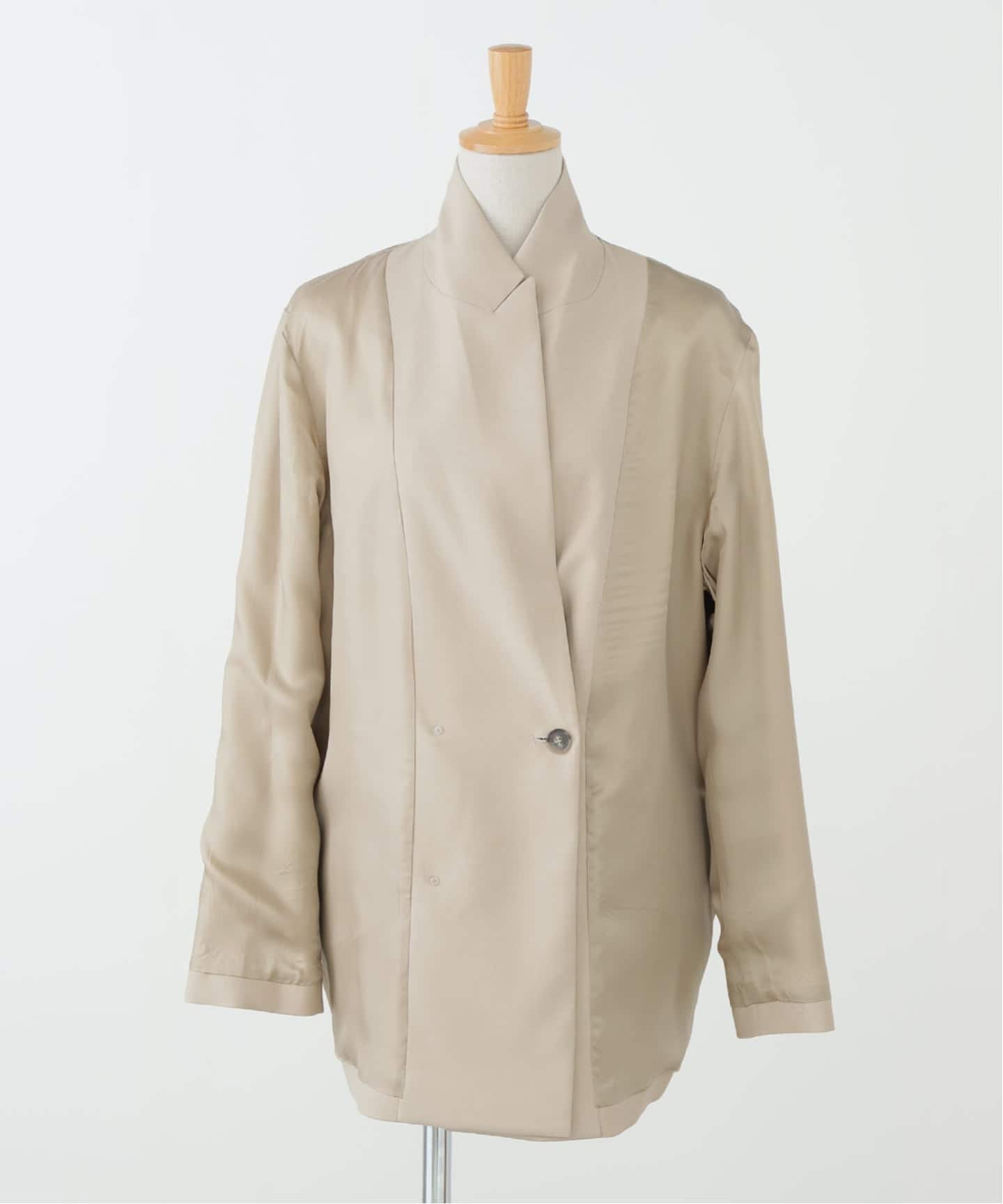 美品 ドゥーズィエムクラス Col Pierrot ジャケット ウール グレーB L'Appartement DEUXIEME CLASSE - MUSE【Col Pierrot/コルピエロ