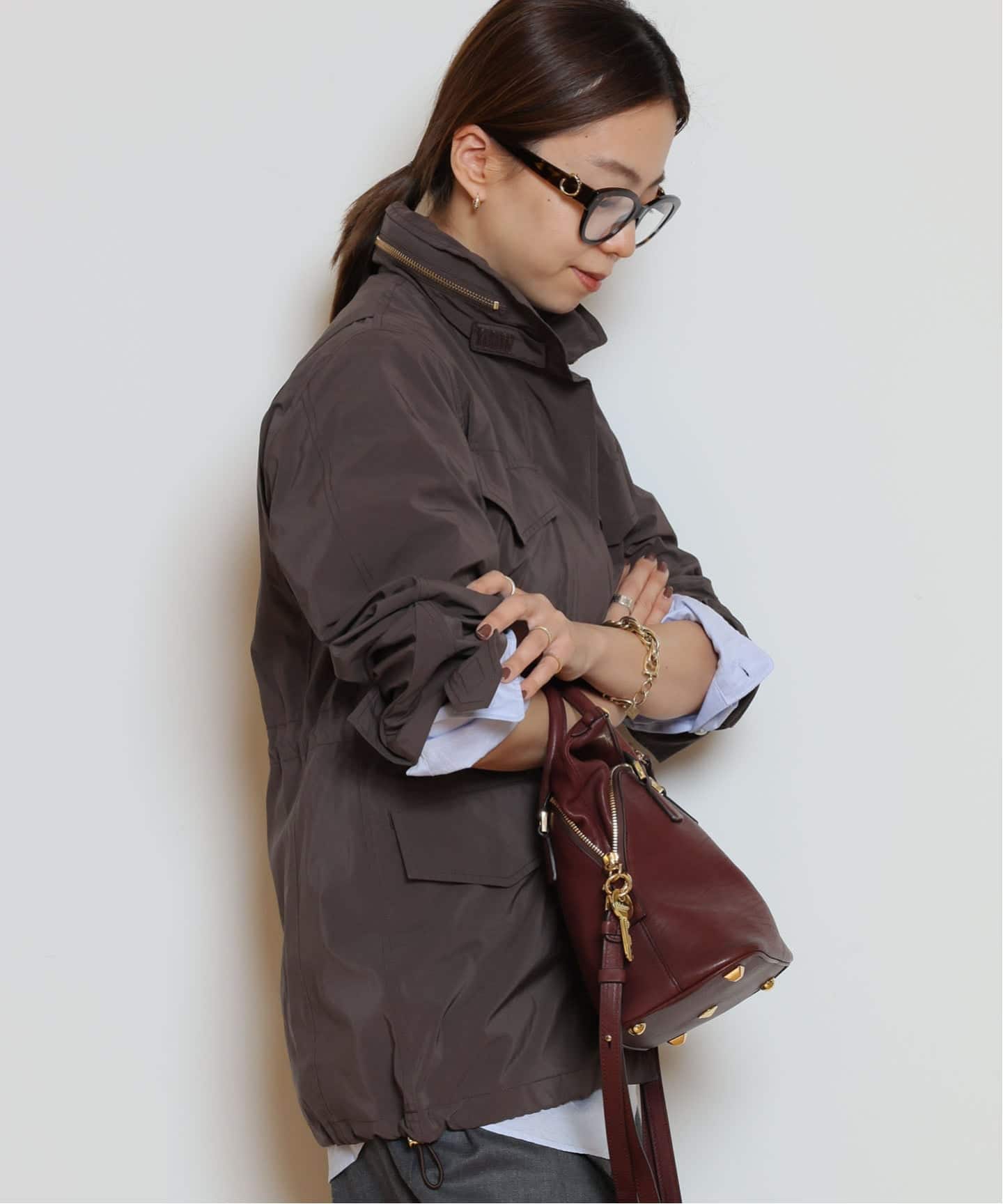 【Col Pierrot/コルピエロ】SHEER ブルゾン Col Pierrot/コルピエロ】Military ブルゾン（ミリタリー