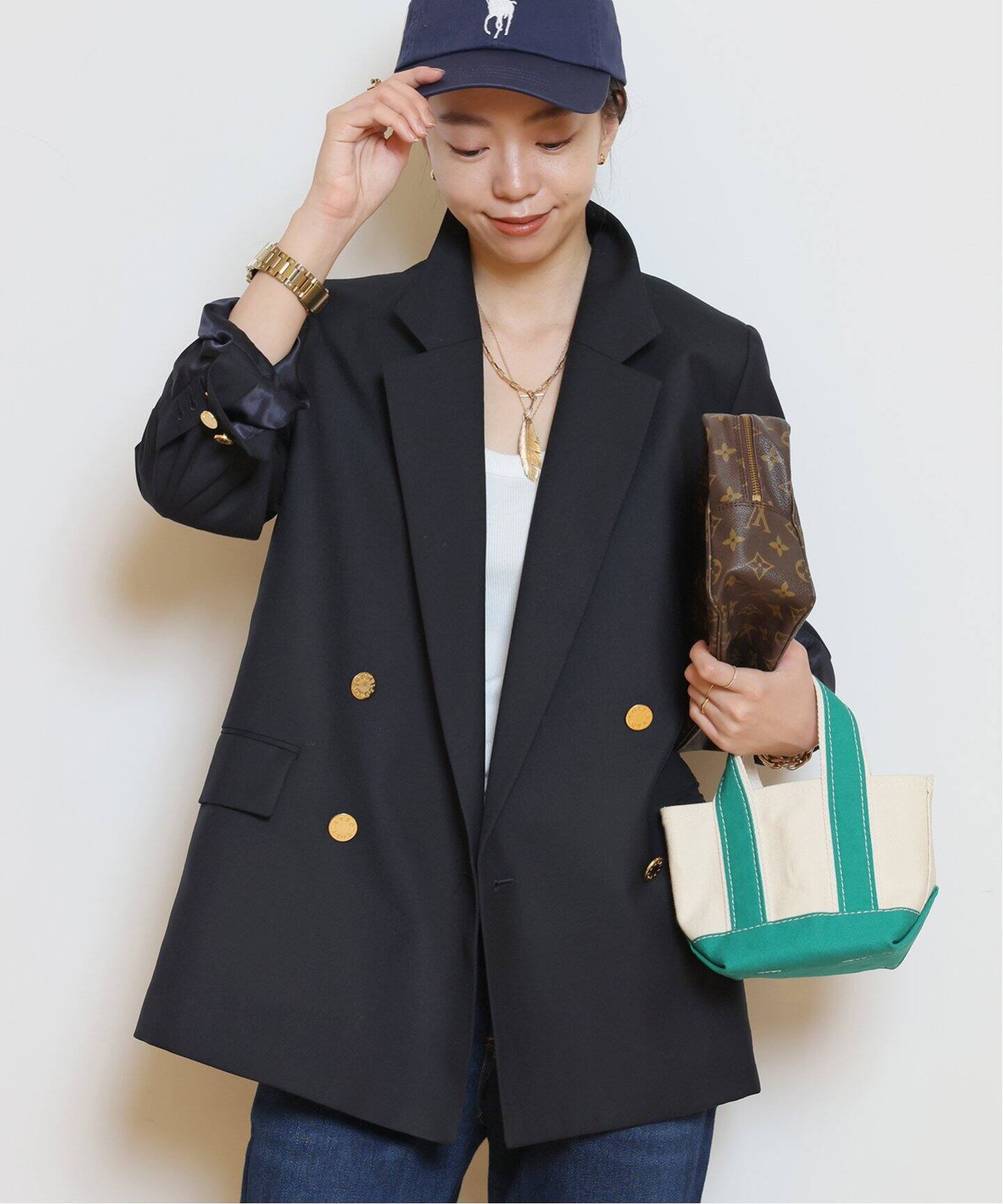 Col Pierrot/コルピエロ】WOOL SURGE GOLD BUTTON ジャケット 