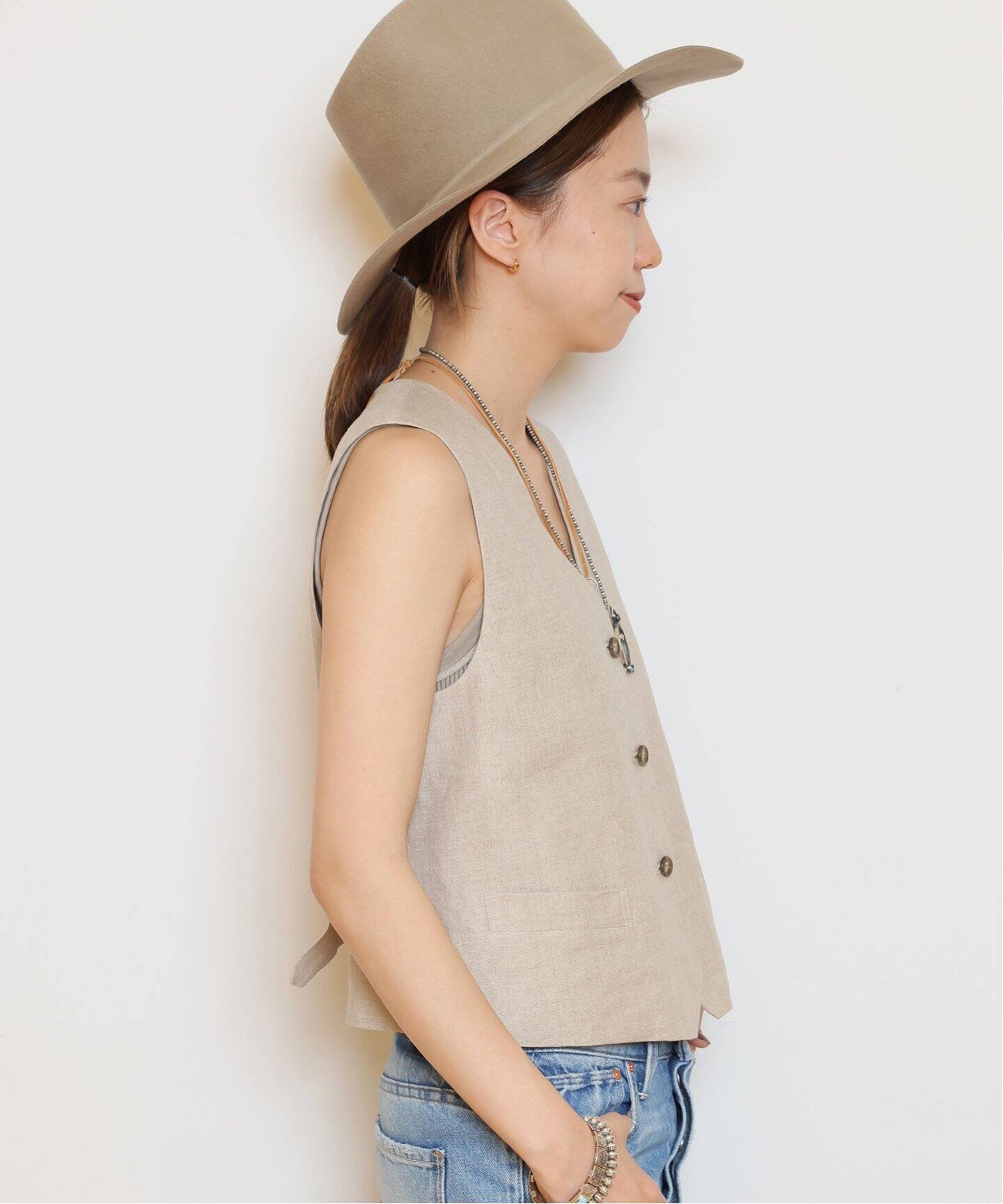 Col Pierrot/コルピエロ】ALBINI LINEN ベスト（スーツベスト）｜MUSE