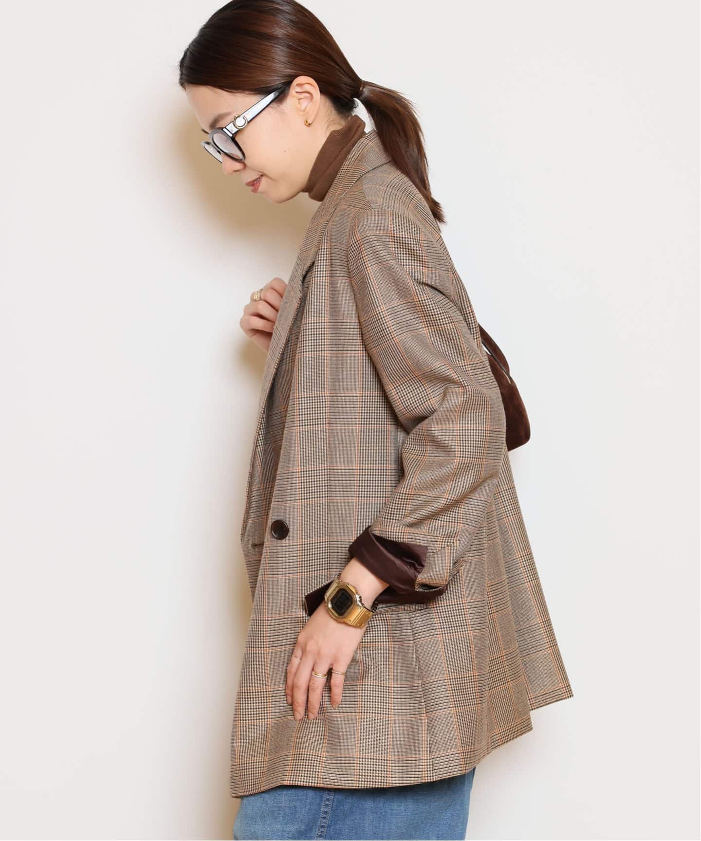 Essential ジャケット（CHECK）（テーラードジャケット）｜MUSE de