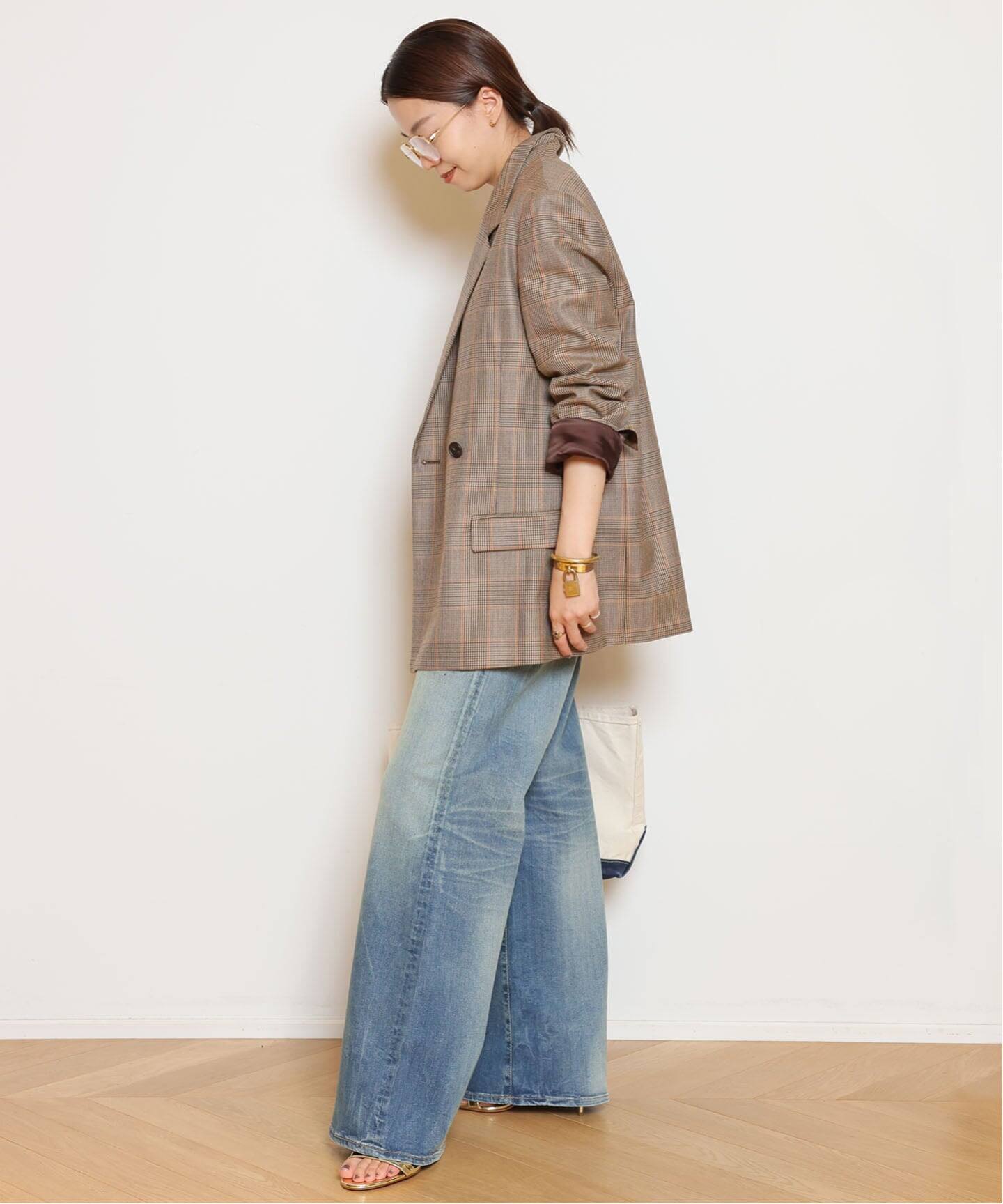 Deuxieme Classe★Essential ジャケット(CHECK) Deuxieme Classe ジャケット テーラードジャケット *Essential