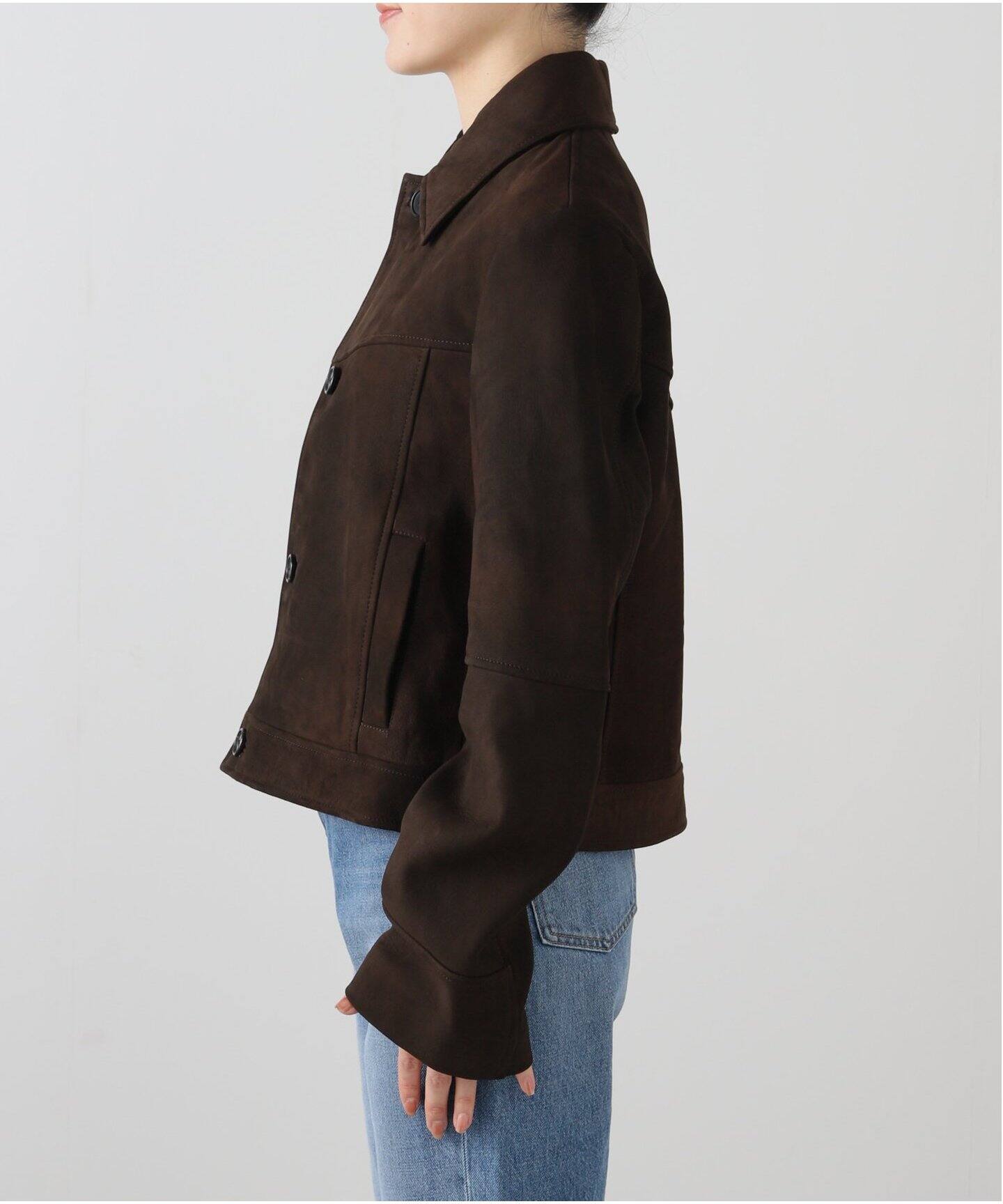 ジャケット・アウター Deuxieme Classe Deuxieme Classe *Suede Cropped ブルゾン