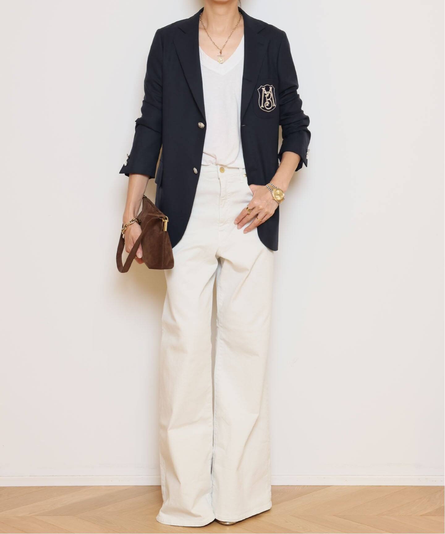 MADISONBLUE/マディソンブルー】BERKLEE S3B BLAZER W/PE ジャケット 