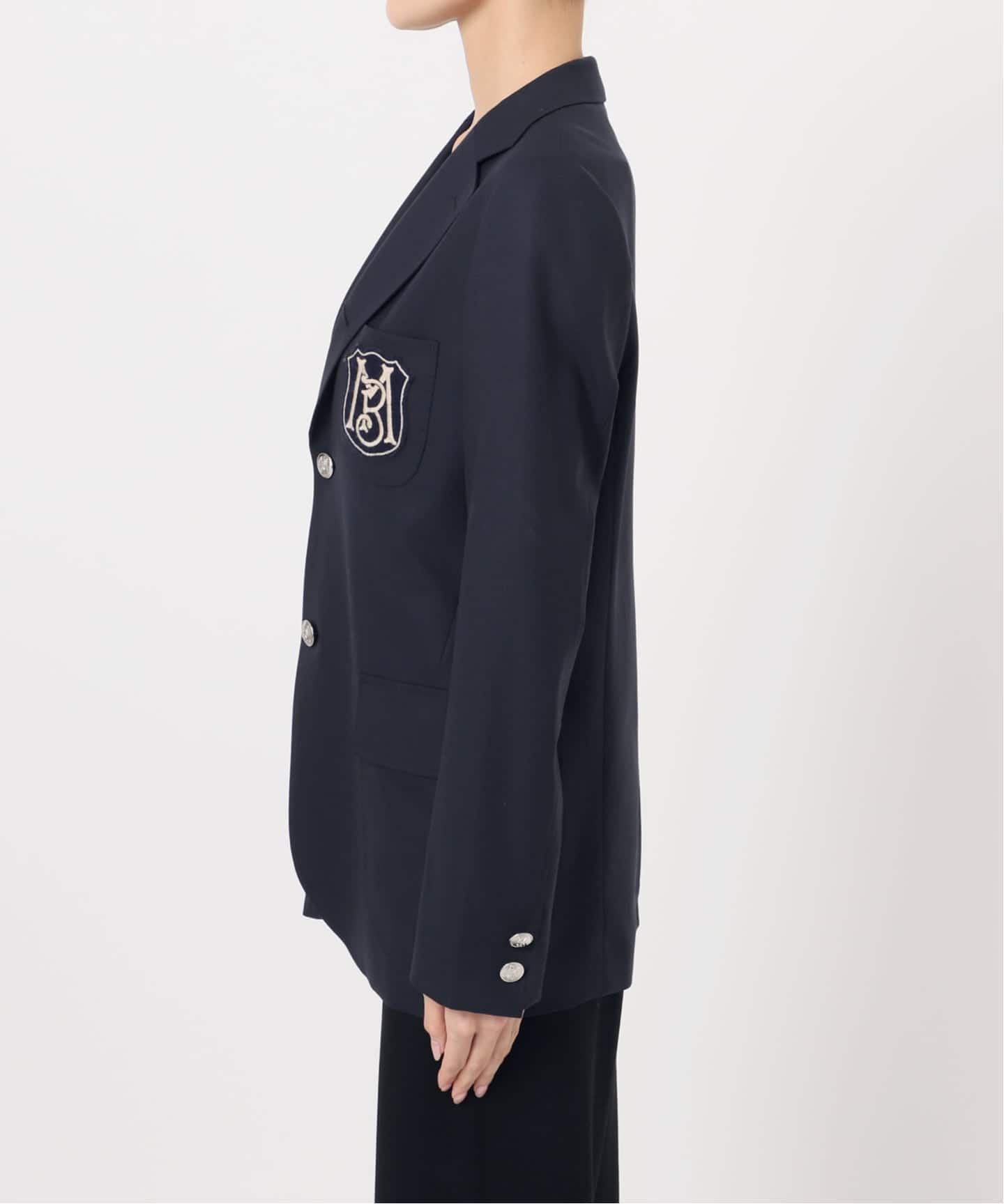 MADISONBLUE ネイビー テーラードジャケット 02 美品 MADISONBLUE/マディソンブルー】BERKLEE S3B BLAZER W/PE