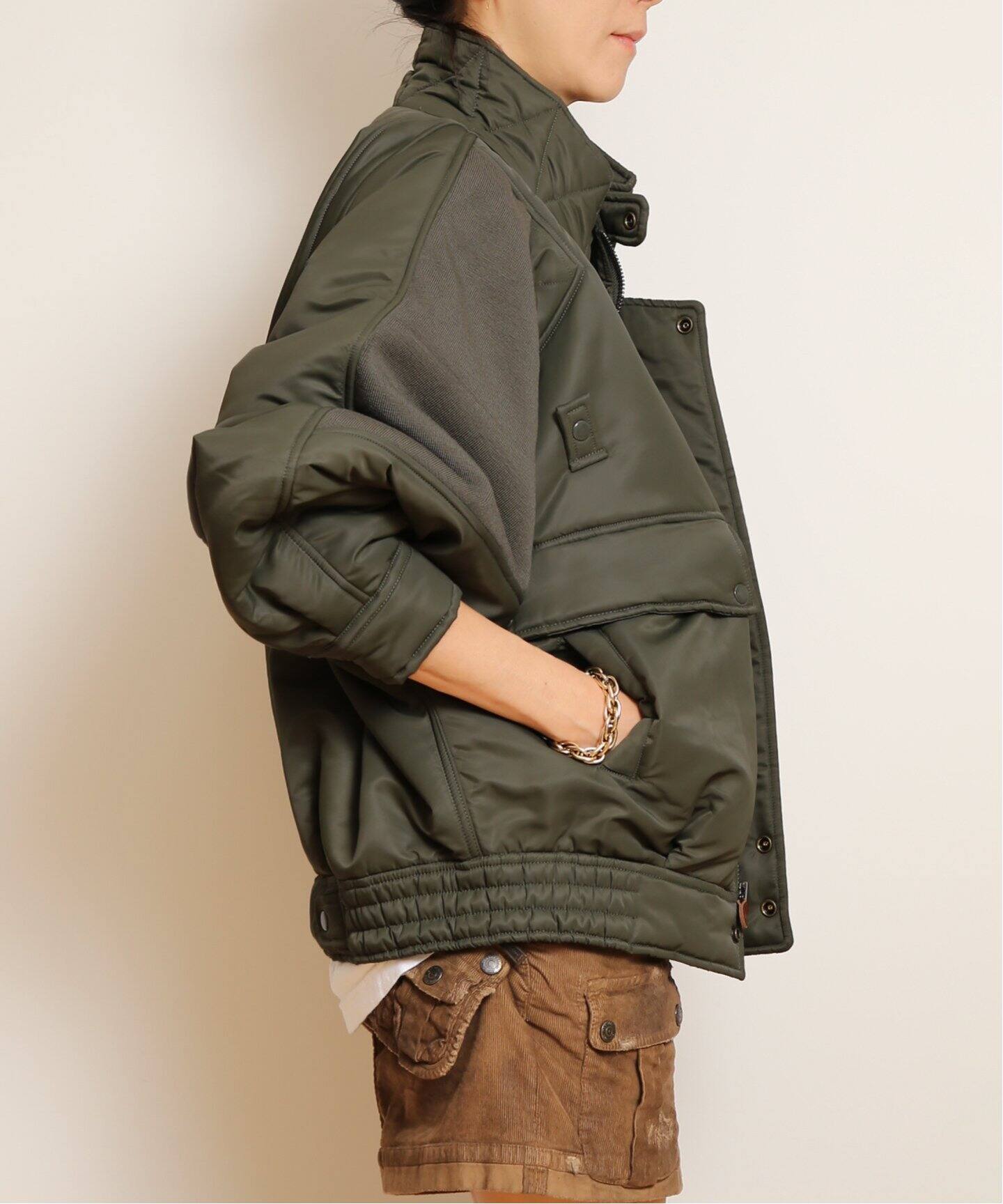 R13/アールサーティーン】RIBBED FLIGHT BOMBER ジャケット（その他 