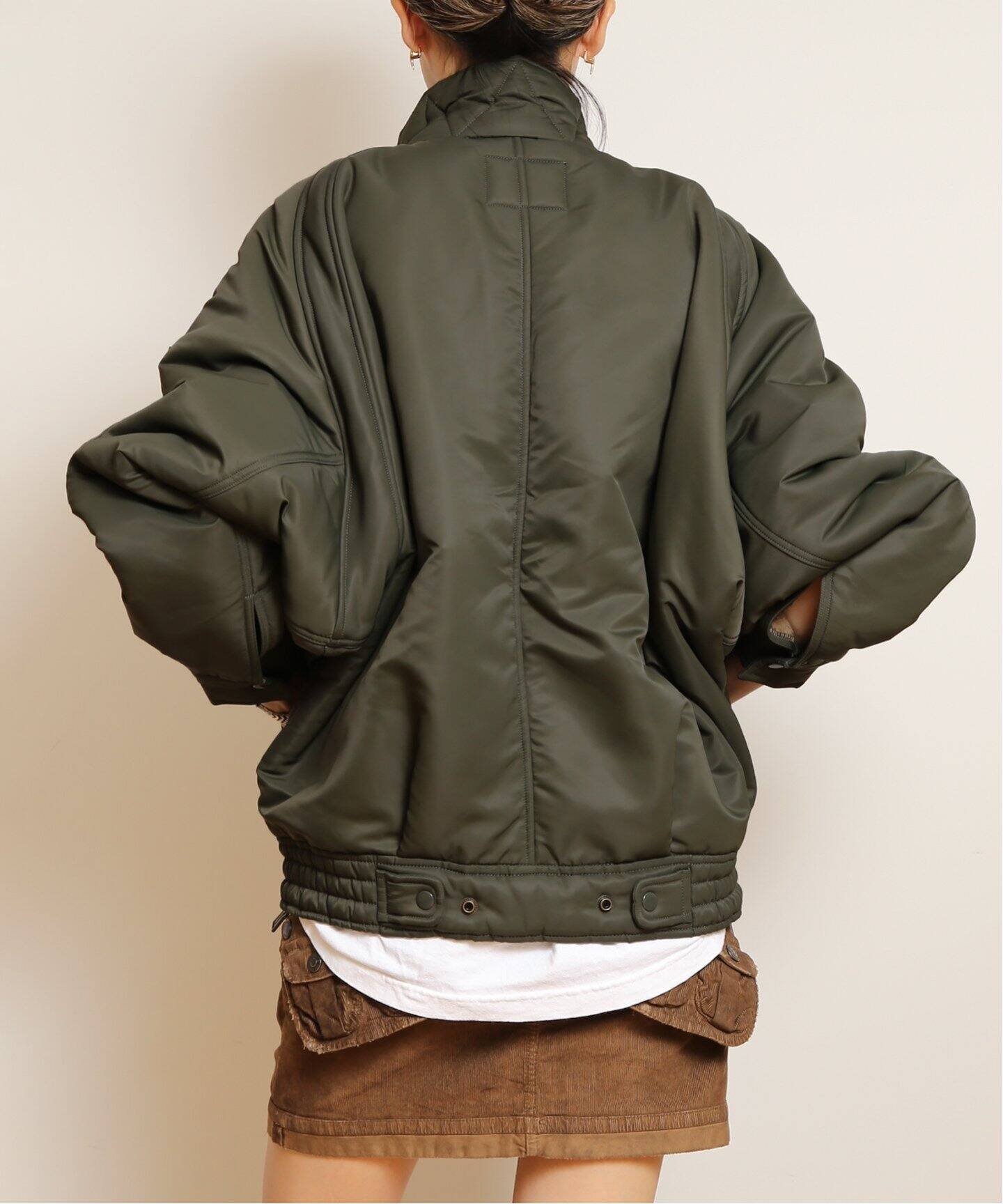 R13/アールサーティーン】RIBBED FLIGHT BOMBER ジャケット（その他 
