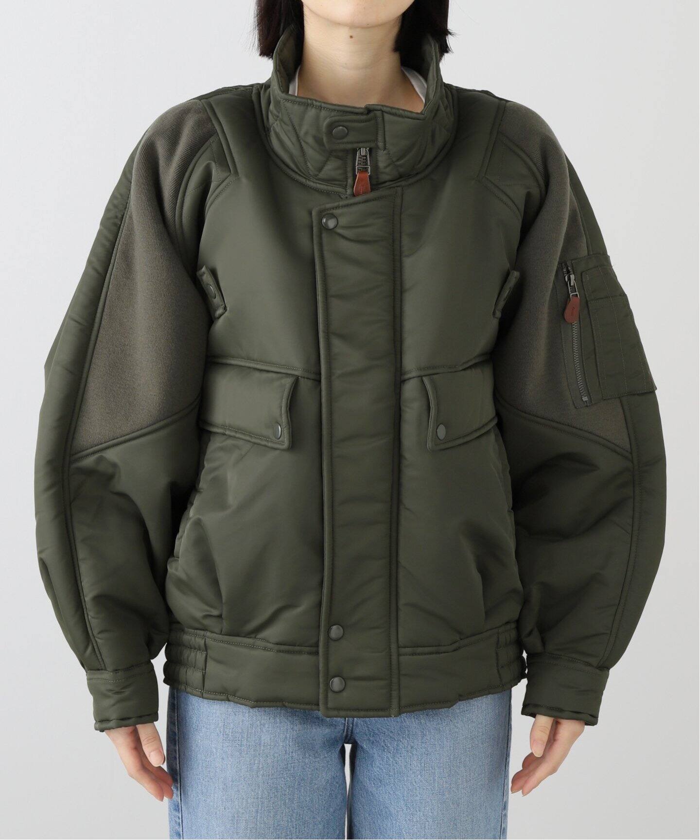 R13/アールサーティーン】RIBBED FLIGHT BOMBER ジャケット（その他  