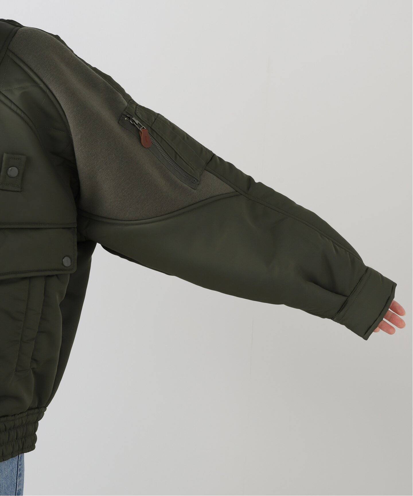 R13/アールサーティーン】RIBBED FLIGHT BOMBER ジャケット（その他 