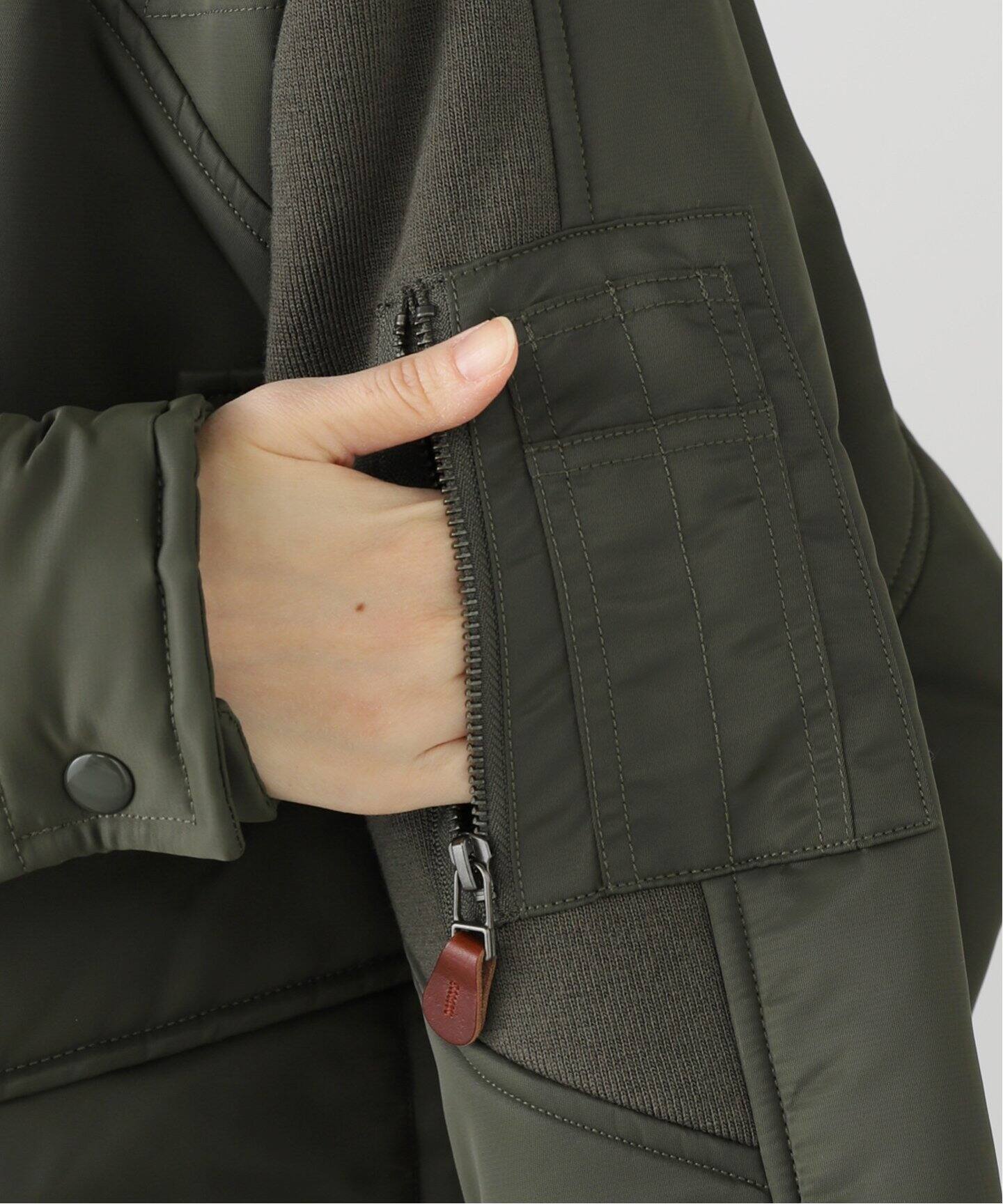 R13/アールサーティーン】RIBBED FLIGHT BOMBER ジャケット（その他 