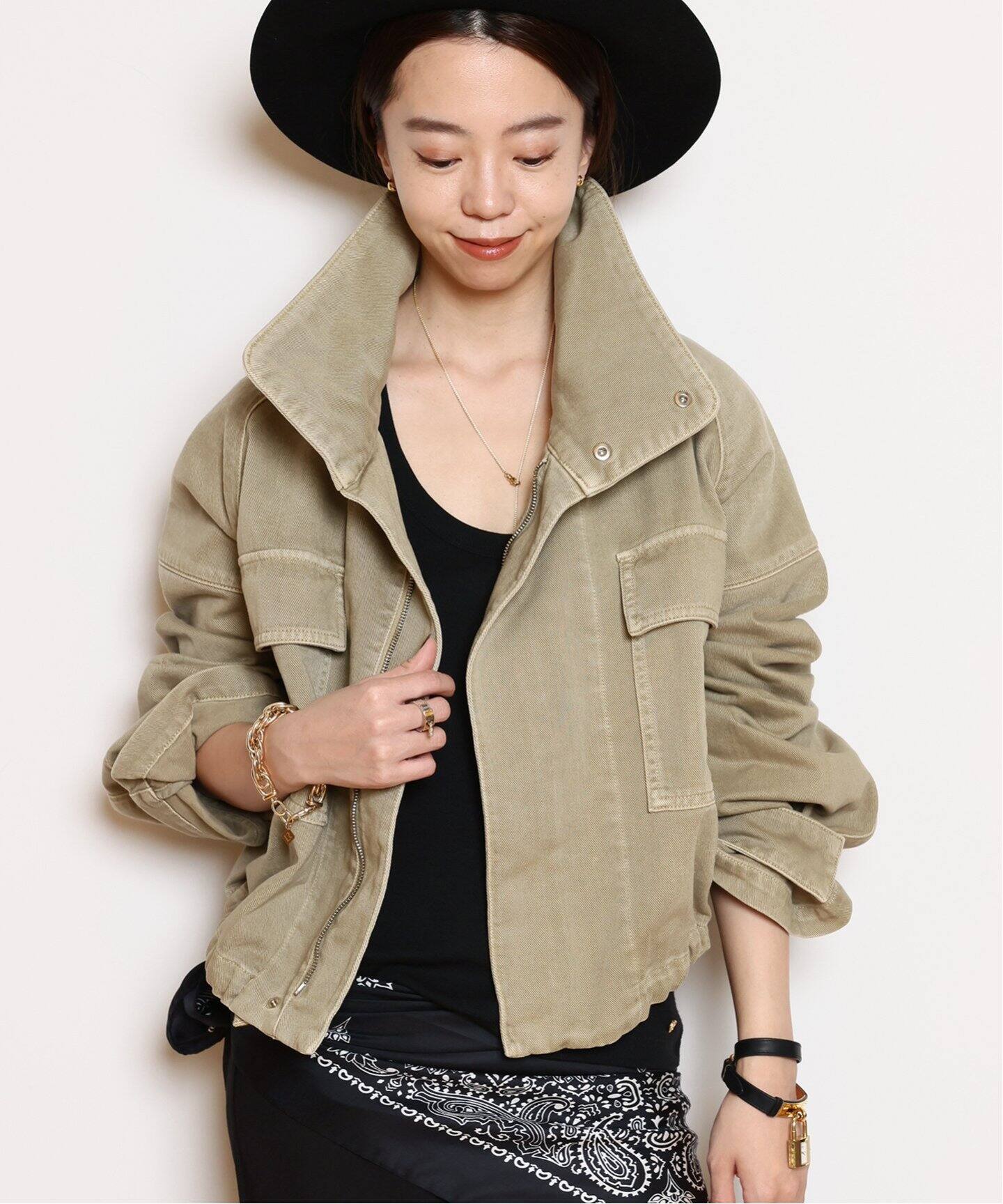 3x1】PARKA CROP JACKET