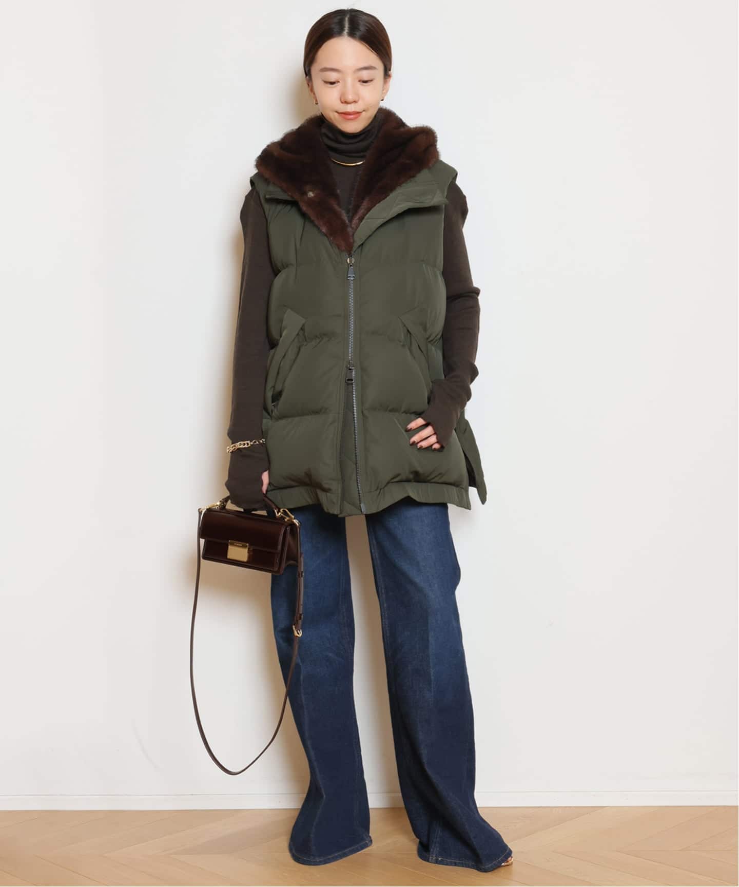 LOU ANDREA/ルーアンドレア】ベスト（ダウン・中綿ベスト