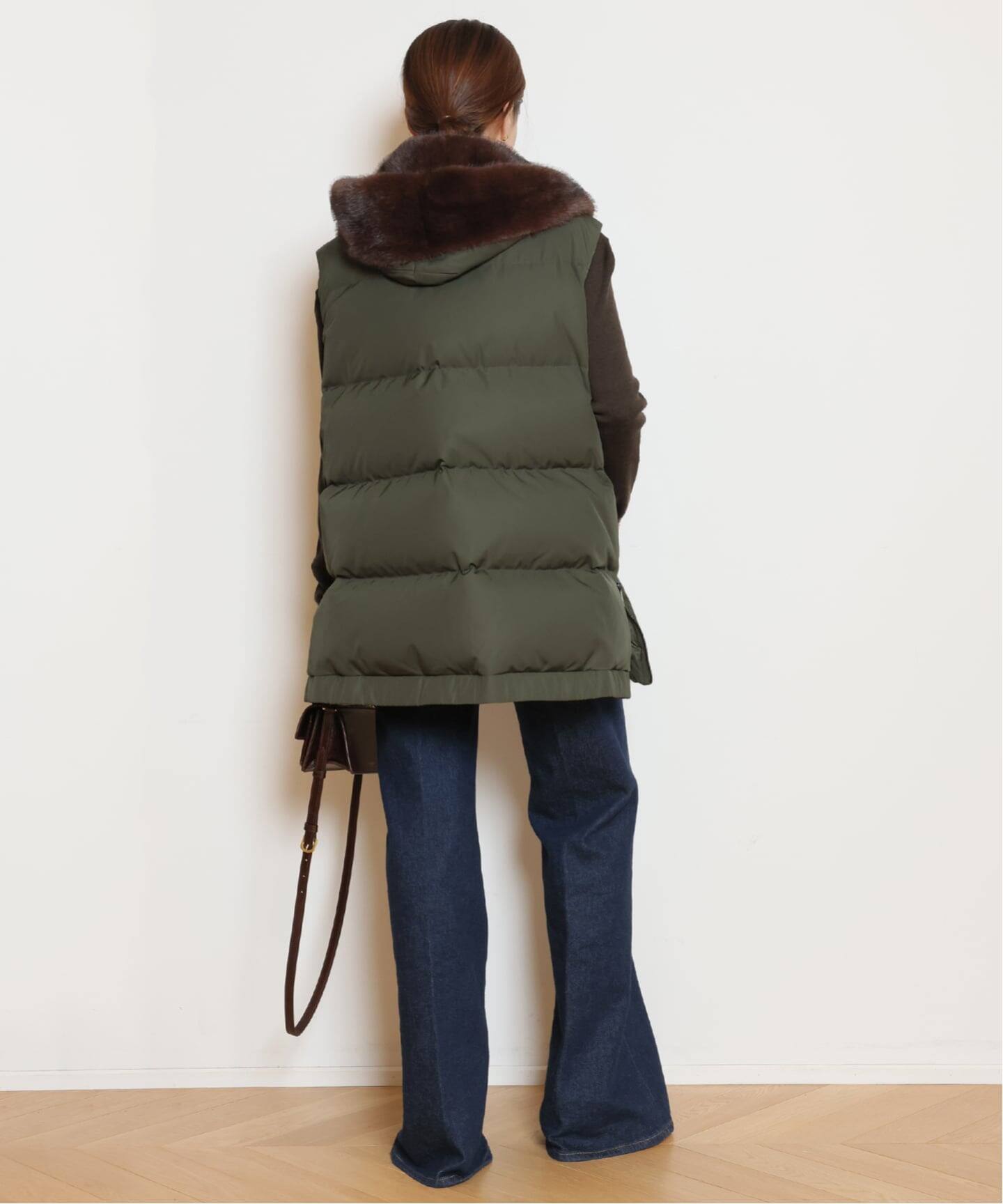 LOU ANDREA/ルーアンドレア２WAY DOWN VEST ダウンベスト LOU ANDREA/ルーアンドレア 2WAY DOWN VEST ダウンベスト