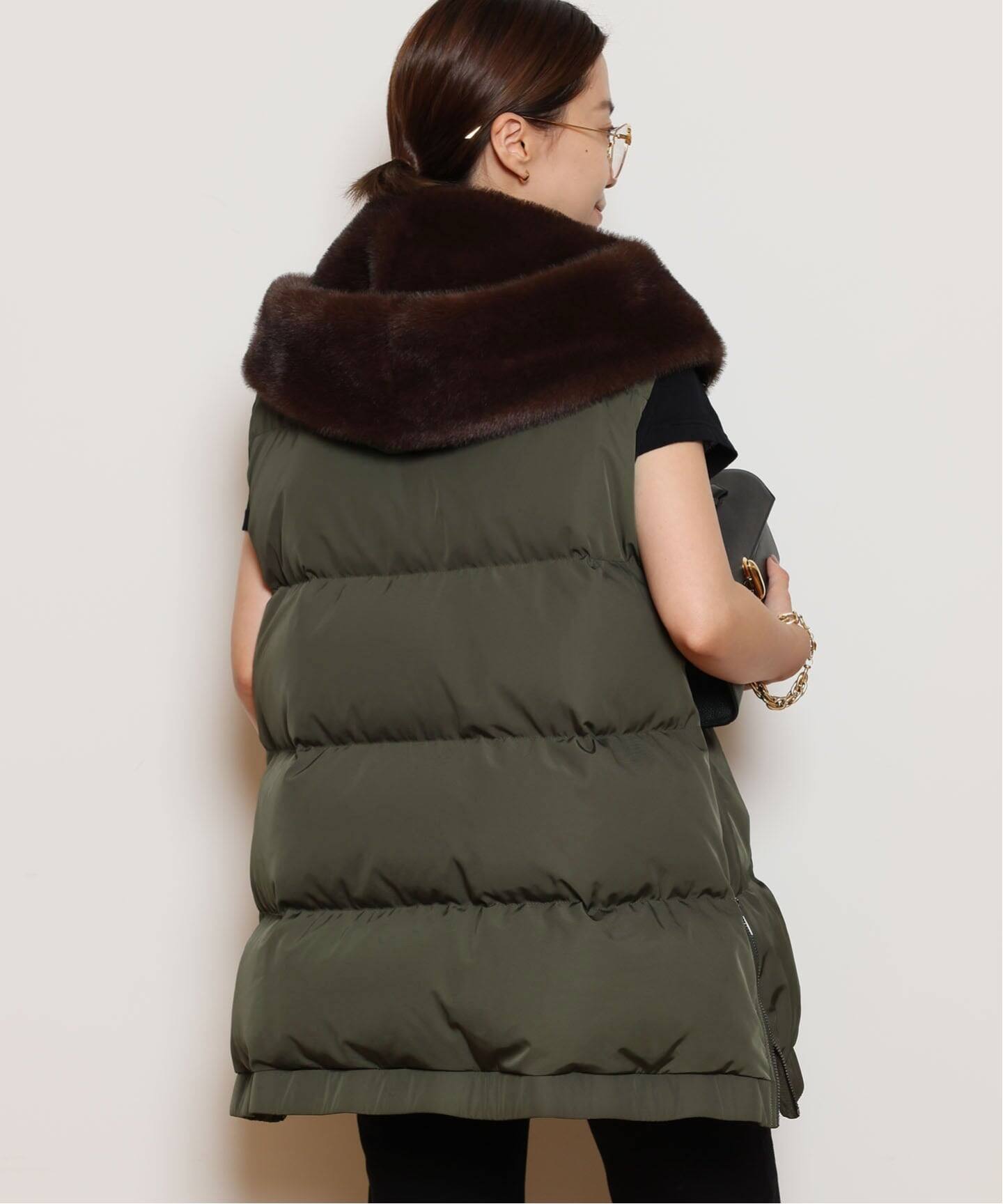 専用です今季アパルトモン　ルーアンドレア　ベスト　ドゥーズィエムクラス LOU ANDREA/ルーアンドレア】ベスト（ダウン・中綿ベスト