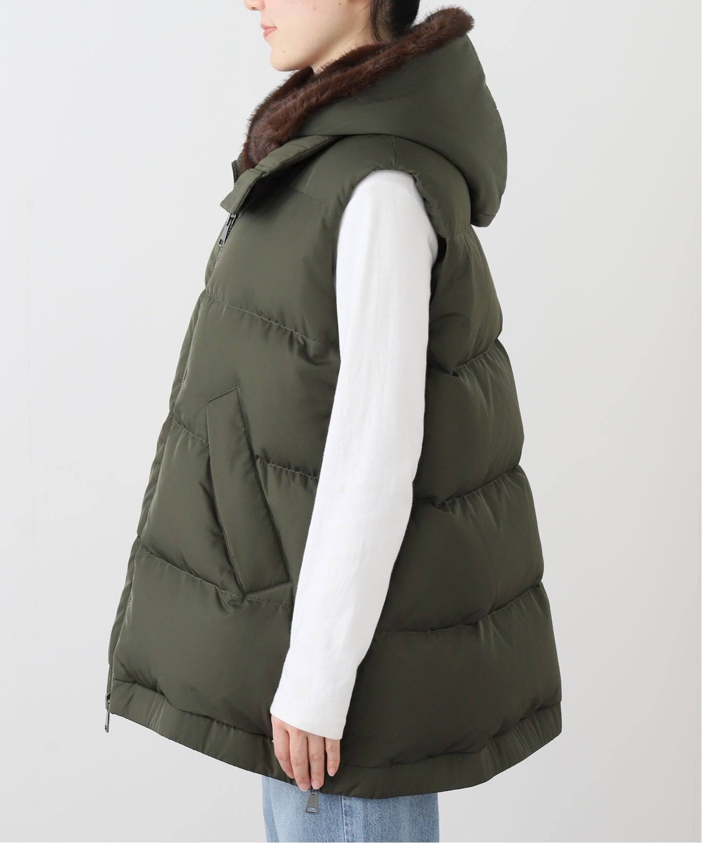 LOU ANDREA/ルーアンドレア】ベスト（ダウン・中綿ベスト