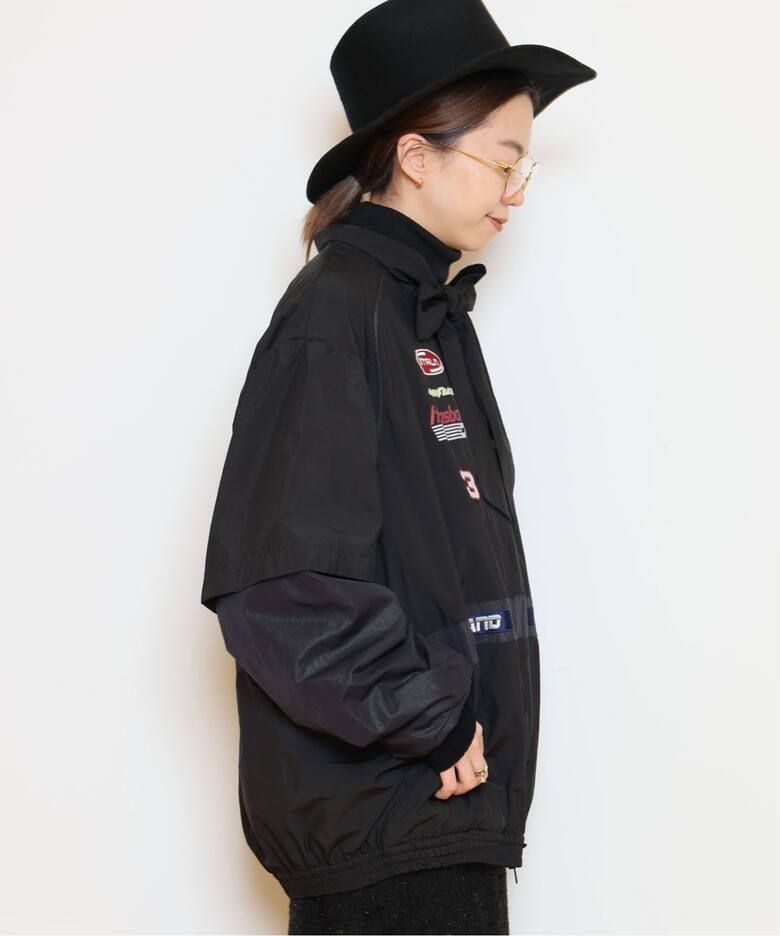 STAND ALONE/スタンド アローン】DETACHABLE PANEL RACING ジャケット 