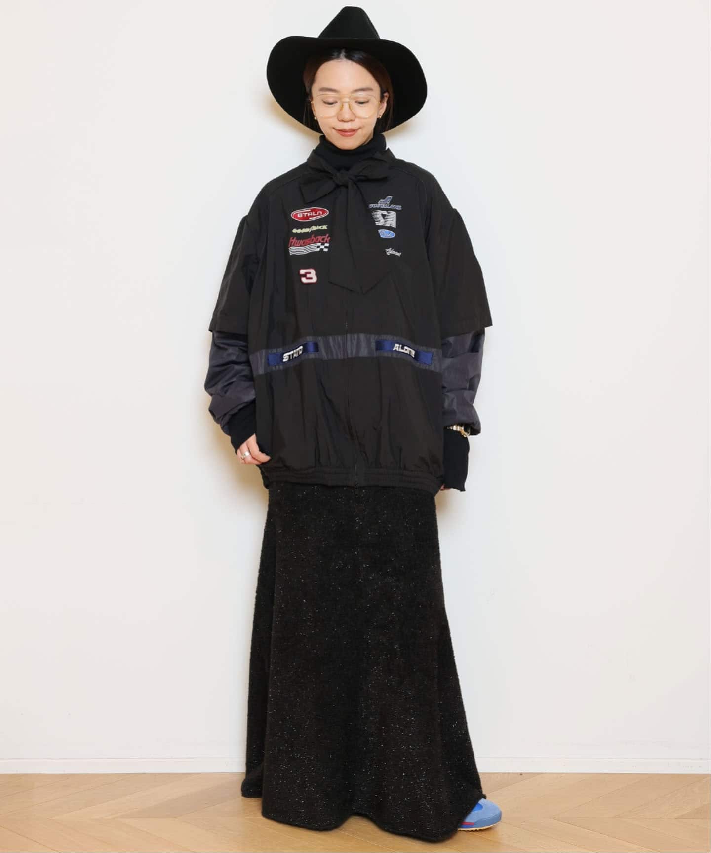 STAND ALONE/スタンド アローン】DETACHABLE PANEL RACING ジャケット