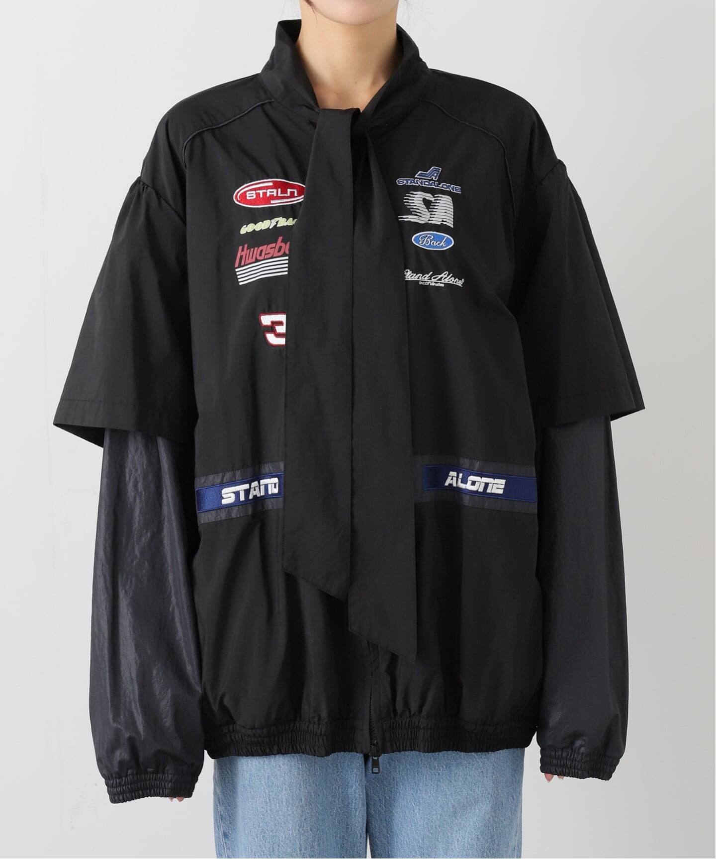 STAND ALONE/スタンド アローン】DETACHABLE PANEL RACING ジャケット