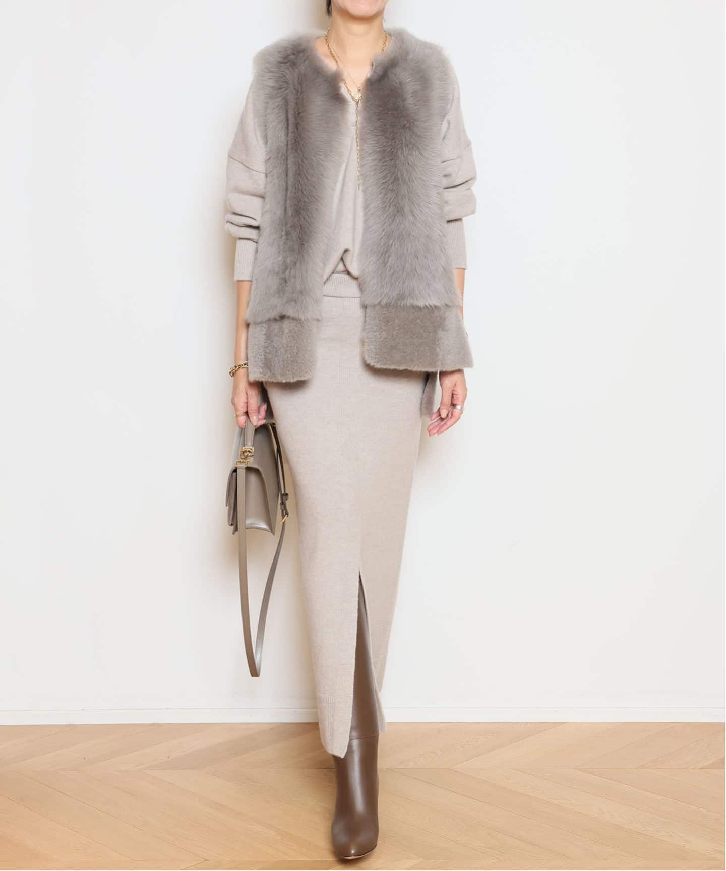 KARL DONOGHUE/カールドノヒュー】TOSCANA SHEARLING ジレ（ベスト