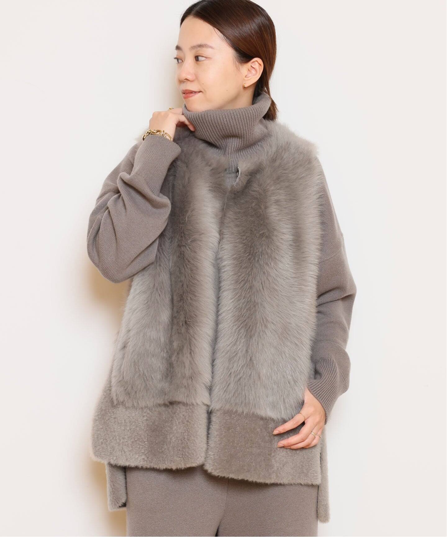KARL DONOGHUE/カールドノヒュー】TOSCANA SHEARLING ジレ（ベスト 