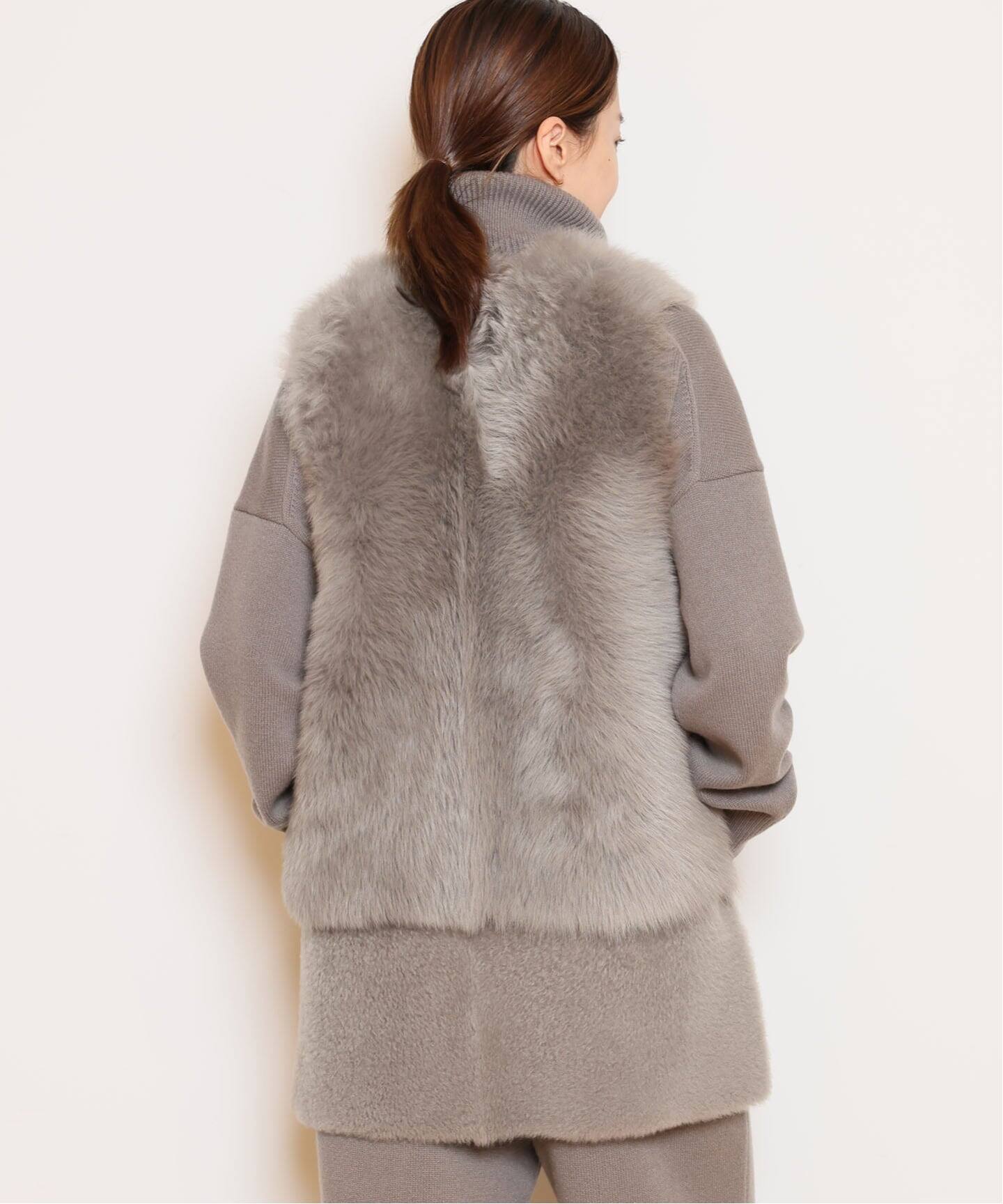 KARL DONOGHUE/カールドノヒュー】TOSCANA SHEARLING ジレ（ベスト 